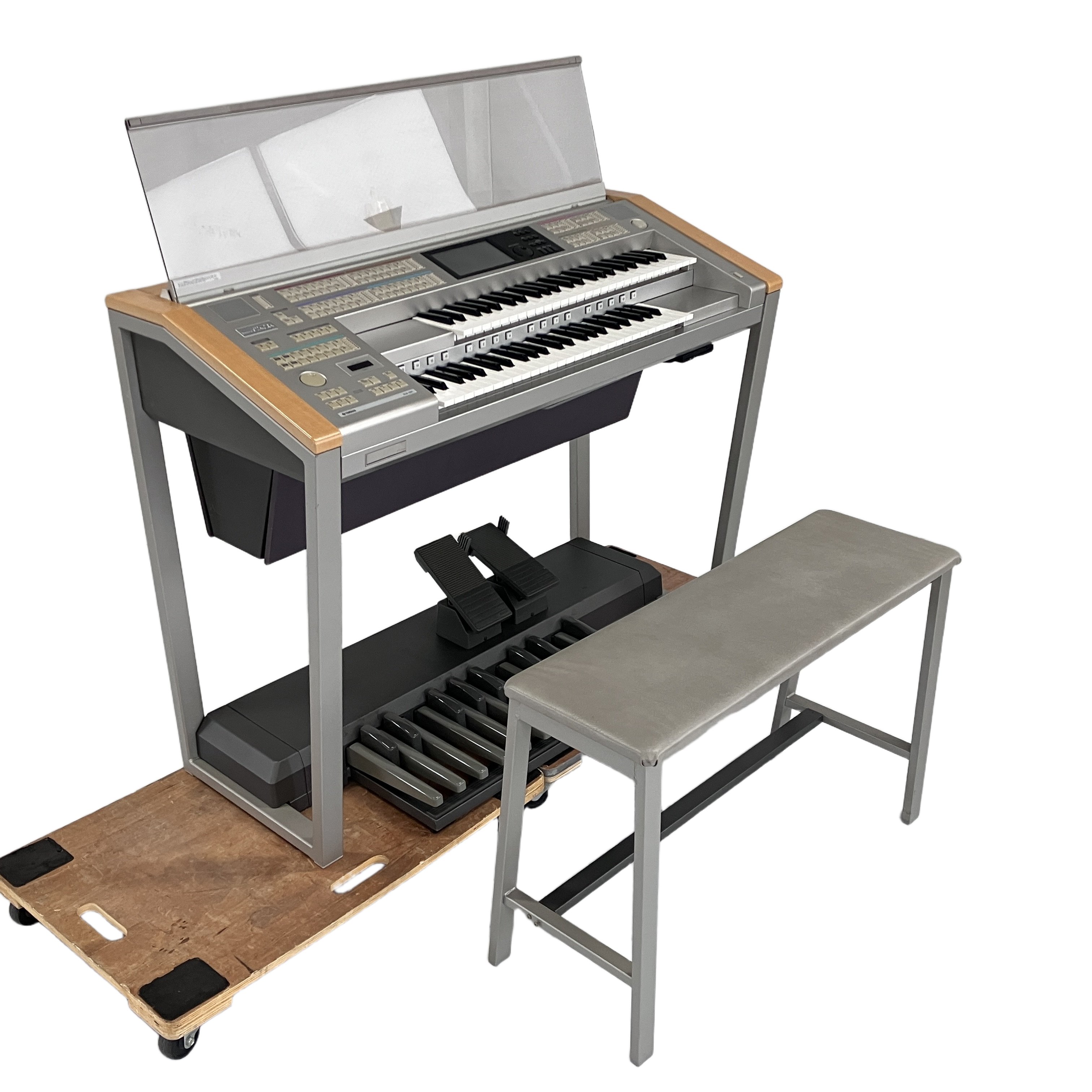 YAMAHA ELS-02C エレクトーン STAGEA カスタムモデル(2004年製バイタライズ品 / Ver.2.23):上下FSV鍵盤&ホリゾンタルタッチ。01の強固な筐体に02Cの最高峰頭脳を宿したバイタライズ仕様。