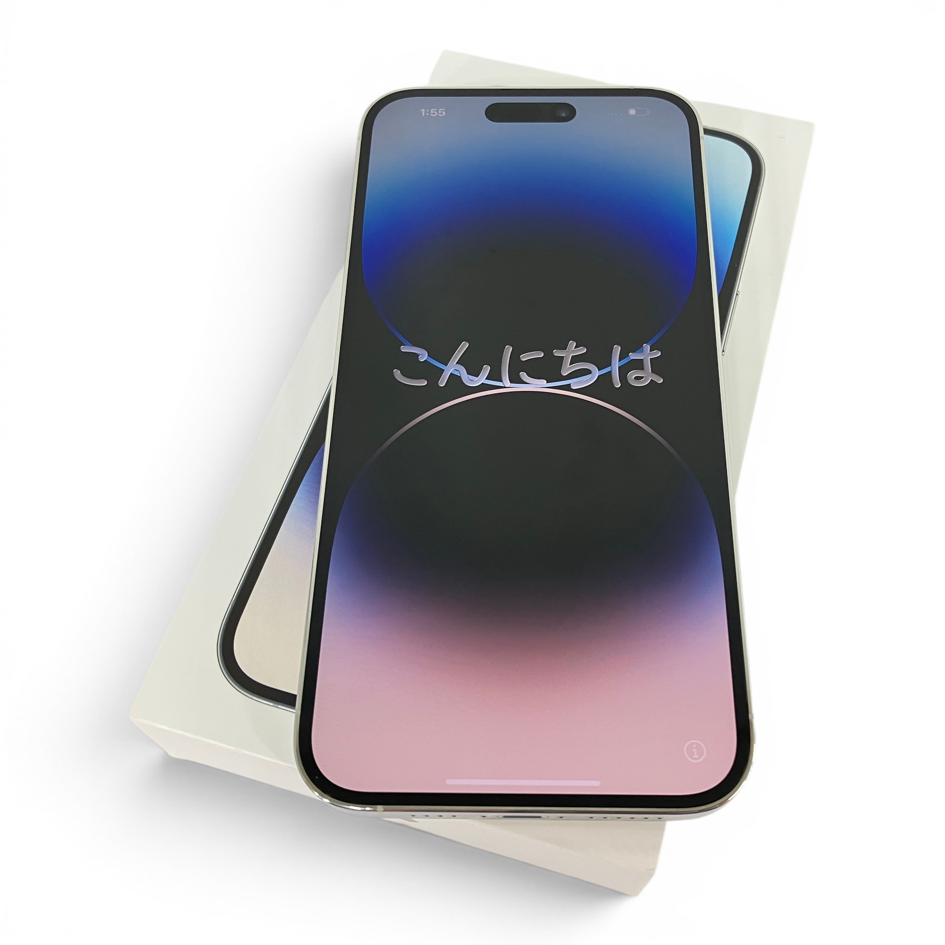 Apple MQ9C3J/A iPhone 14 Pro Max 256GB シルバー スマートフォン バッテリー最大容量75% 中古
