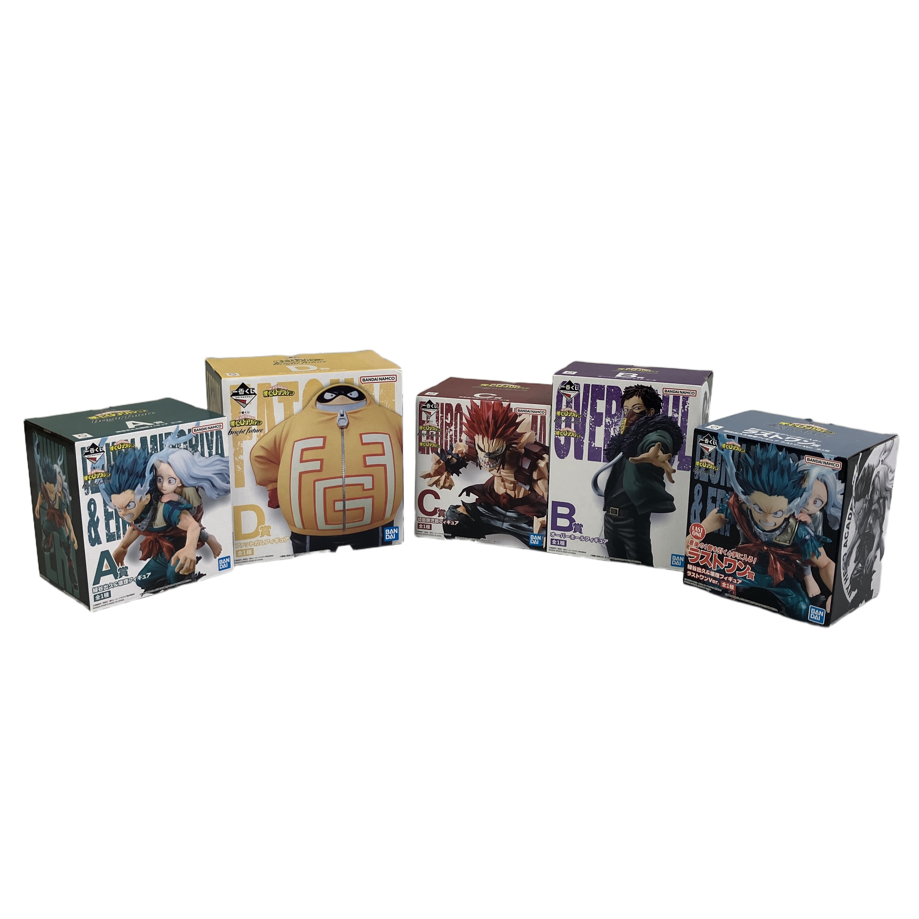 BANDAI 一番くじ 僕のヒーローアカデミア bright future A, B, C, D, ラストワン賞 未開封品あり 中古 美品