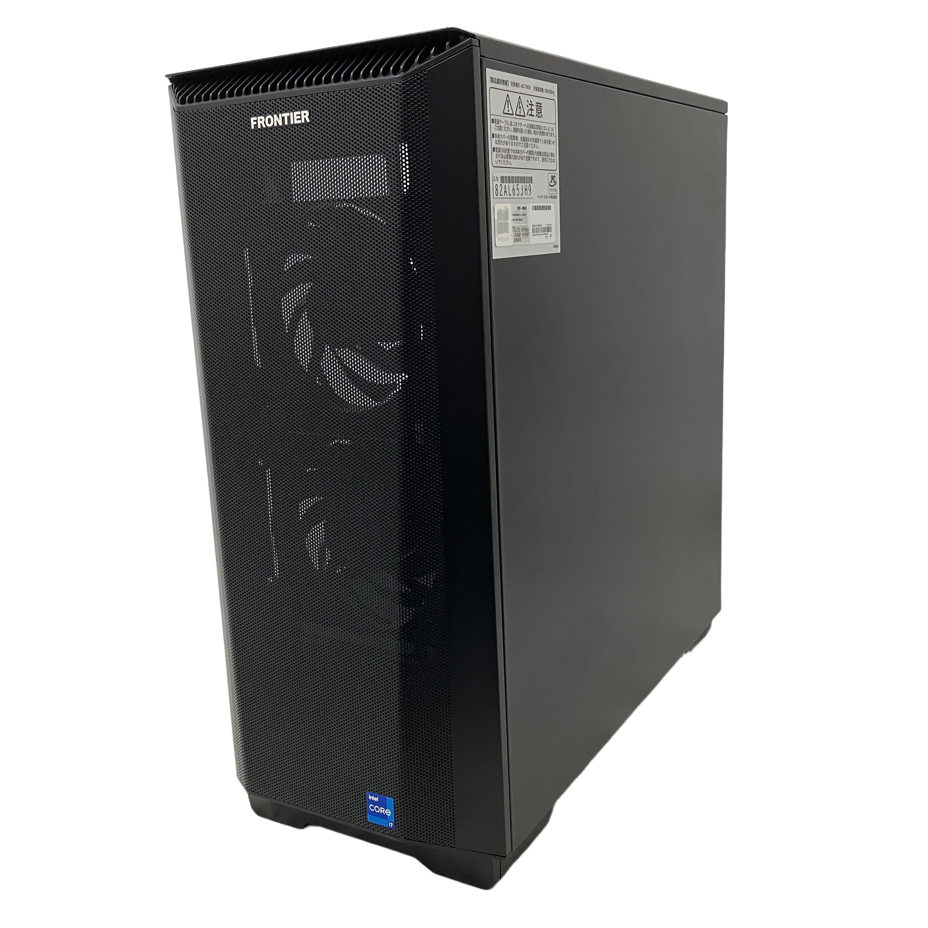 BTOパソコン FRONTIER デスクトップ PC i7 14700F 64GB SSD 計 3TB RTX 4070 Ti SUPER win11 中古