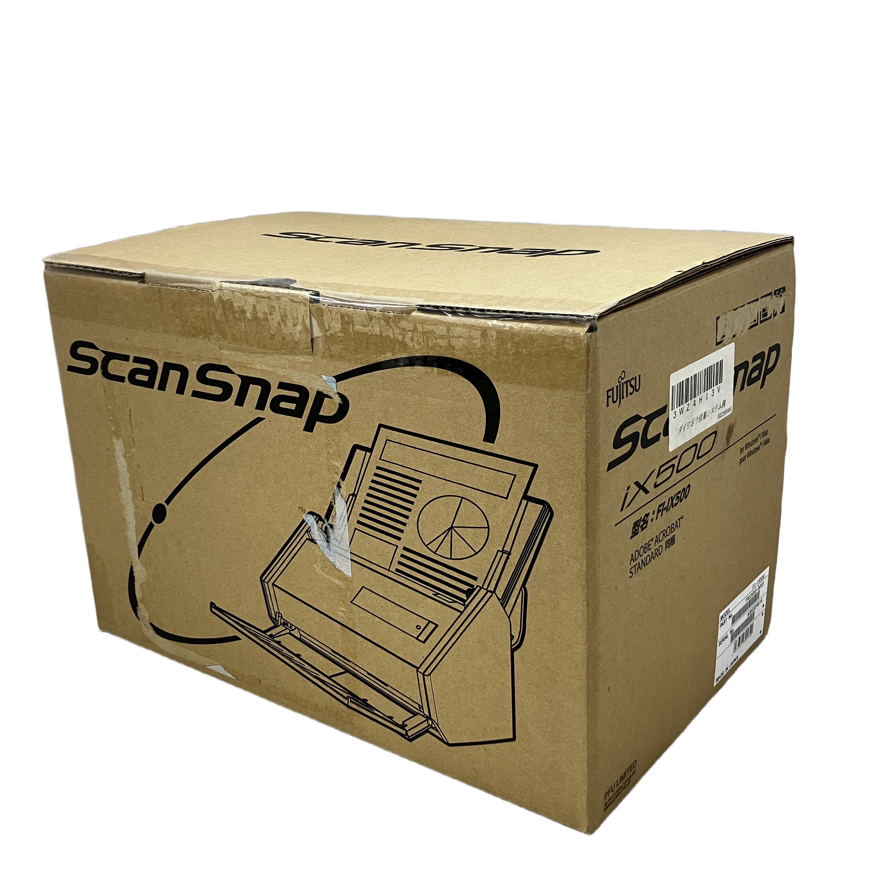 FUJITSU iX500 FI-IX500 ScanSnap スキャンスナップ スキャナー ドキュメント スキャナ PC周辺機器 富士通 未開封 未使用