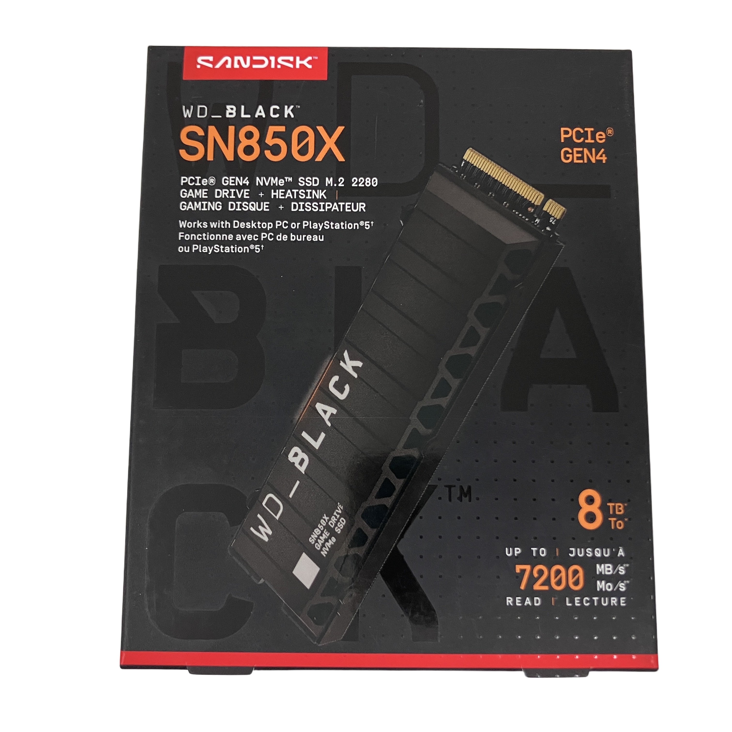 SANDISK WD_BLACK SN850X SSD 8TB