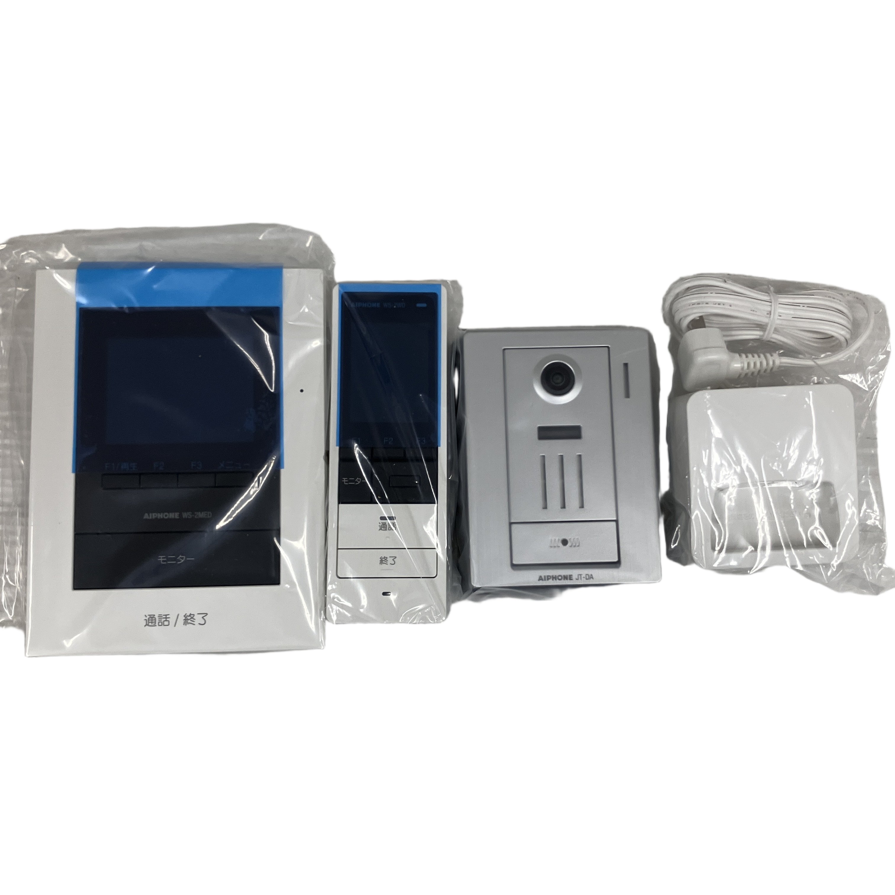 aiphone アイホン WS-24A テレビドアホン WS-2MED JT-DA WS-2WD ワイヤレス インターホン セット 未使用