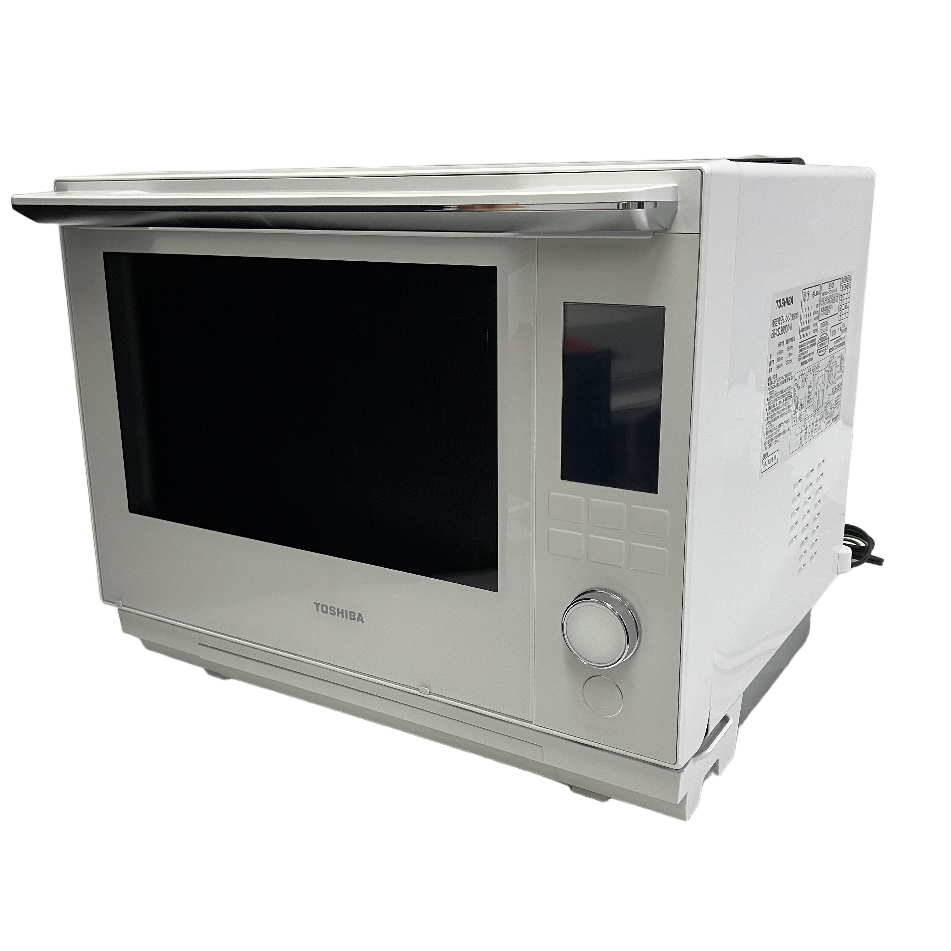 TOSHIBA 東芝電子レンジ ER-XD3000 2023年製 オーブンレンジ ホワイト 家電 中古