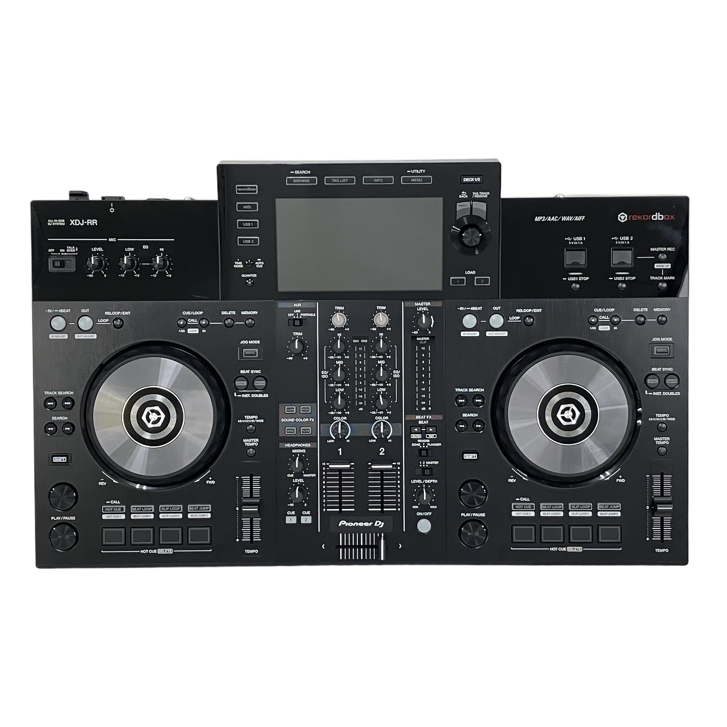 クラブスタンダードの操作性をコンパクトに凝縮！USB1本で本格的なDJプレイが楽しめるオールインワンDJシステム。