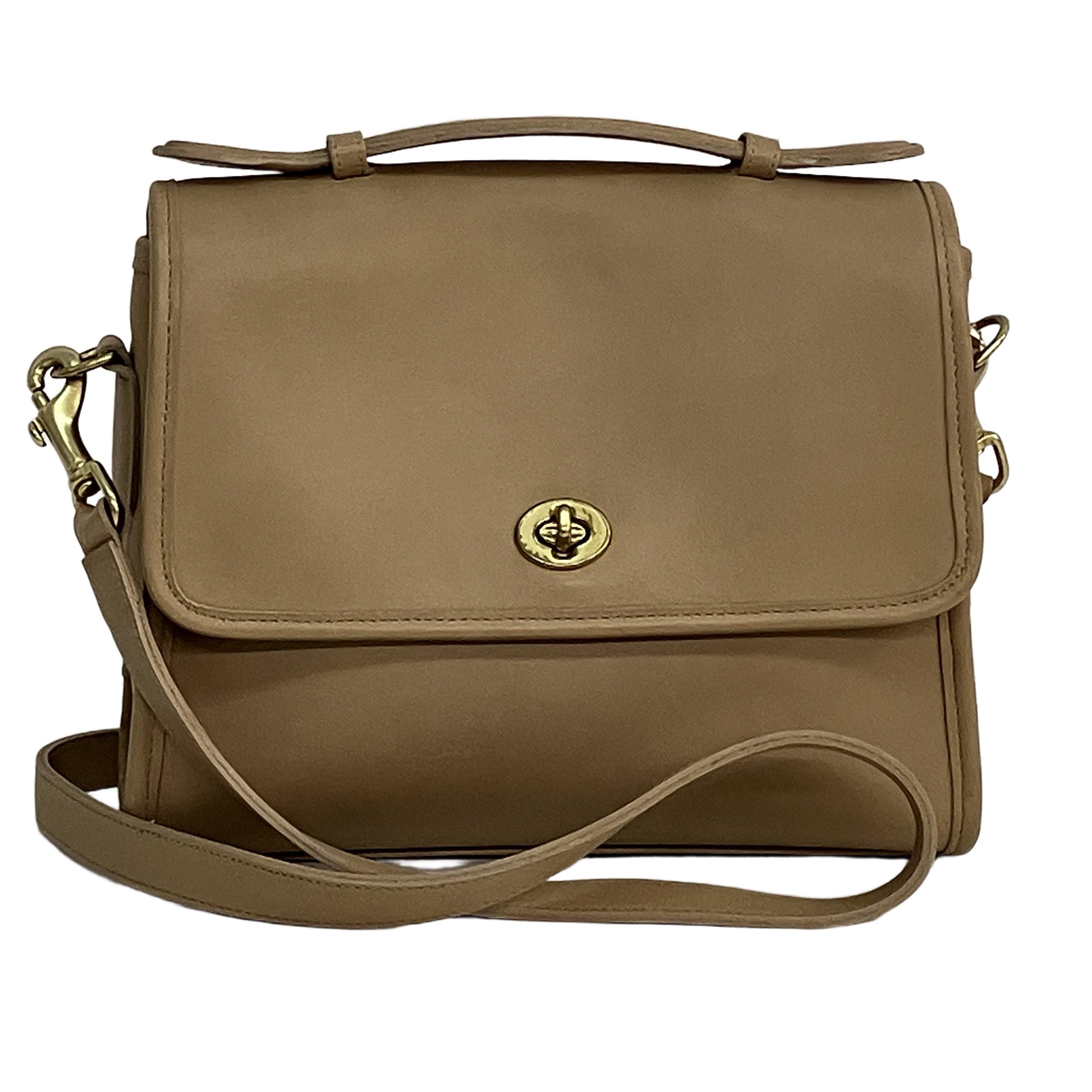 COACH オールドコーチ 9870 ターンロック ショルダーバッグ 中古