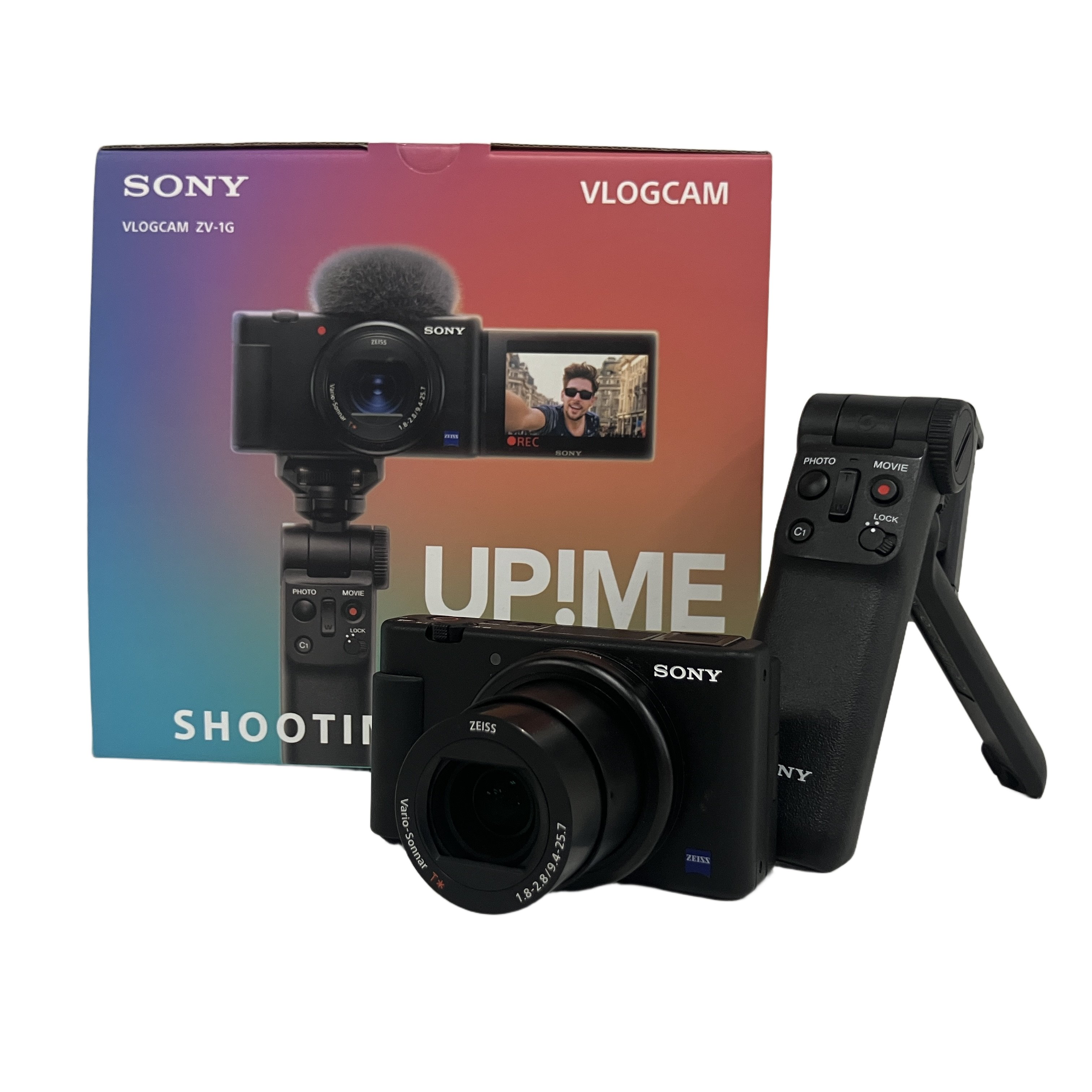 届いてすぐに本格的な動画撮影ができる!シューティンググリップがセットになったVlog特化型高性能コンパクトカメラ。