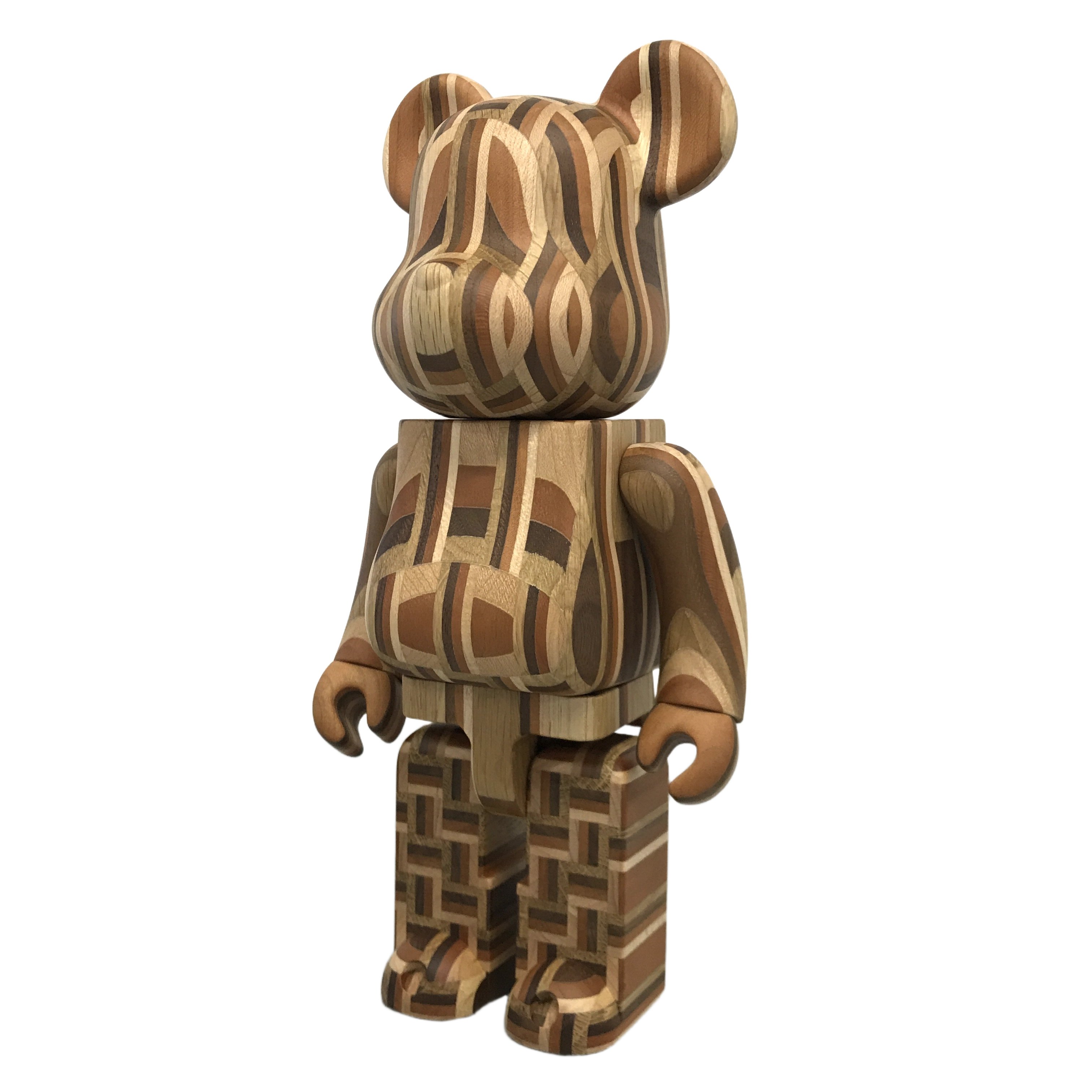 MEDICOM TOY BE@RBRICK YOSEGI2 カリモクJAPAN 寄木2nd 400%フィギュア メディコムトイ ベアブリック 中古 美品