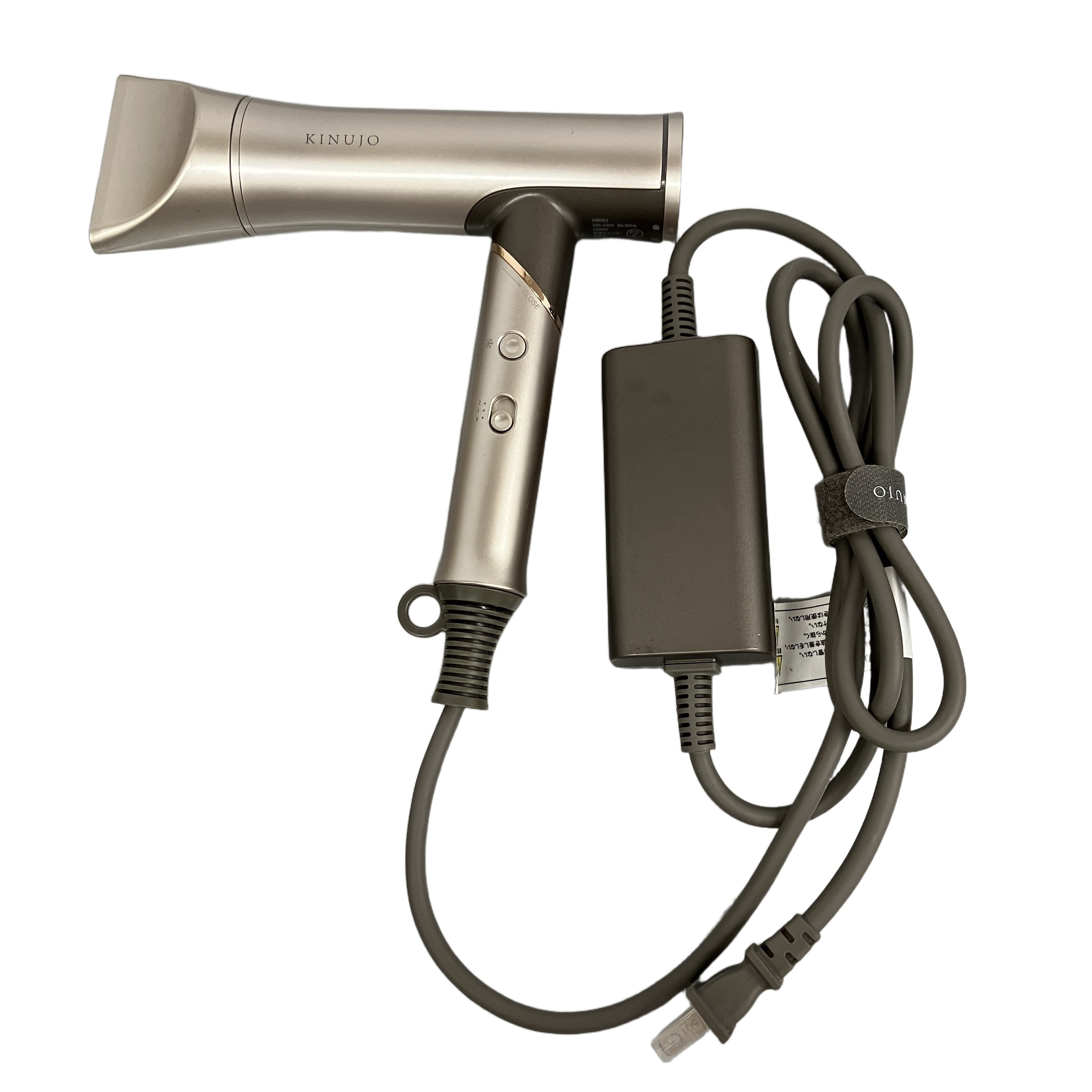 KINUJO HW001 Hair Dryer Voyage ドライヤー ゴールド 絹女 中古
