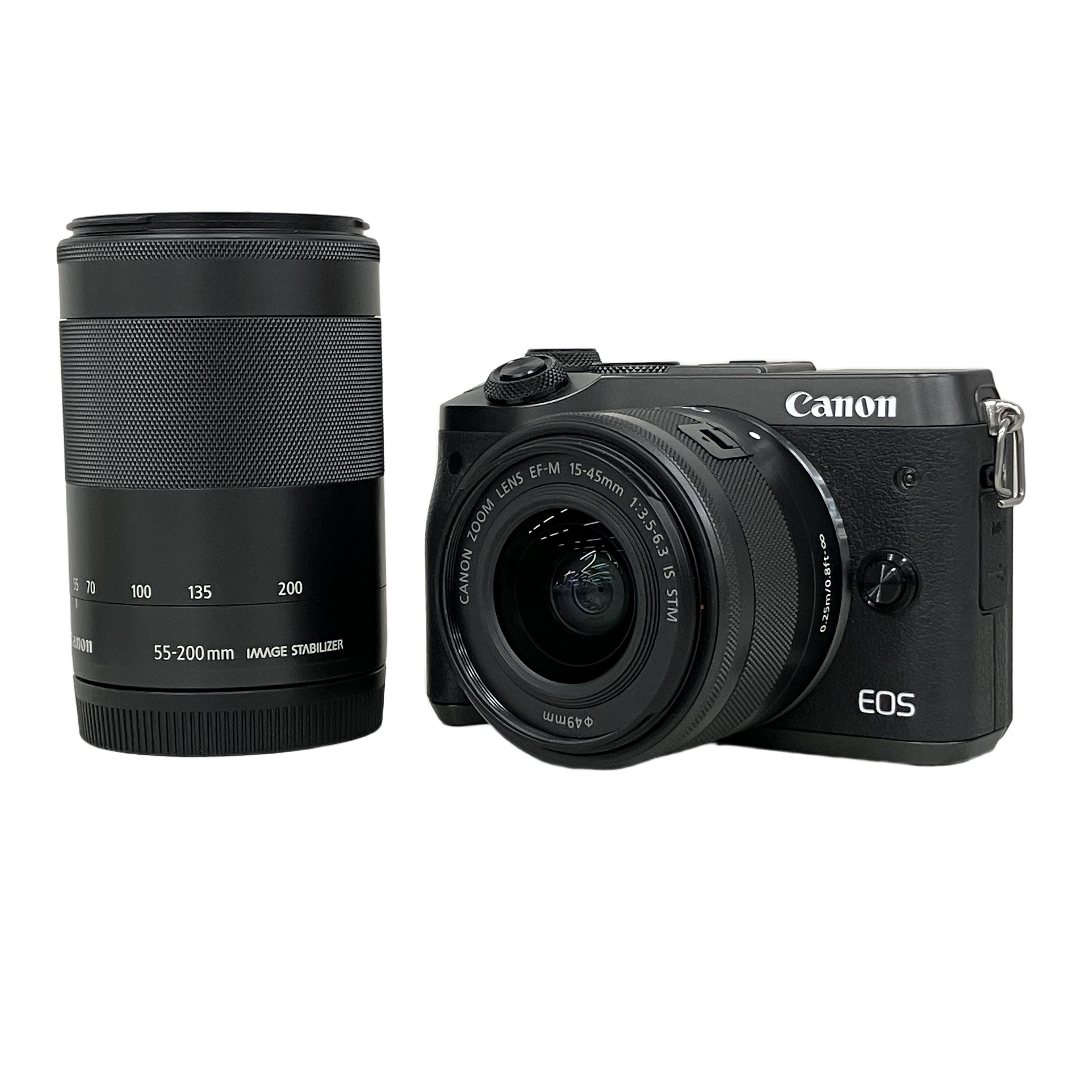 ★Canon EOS M6 ダブルレンズセット(部品取りや修理前提に)★