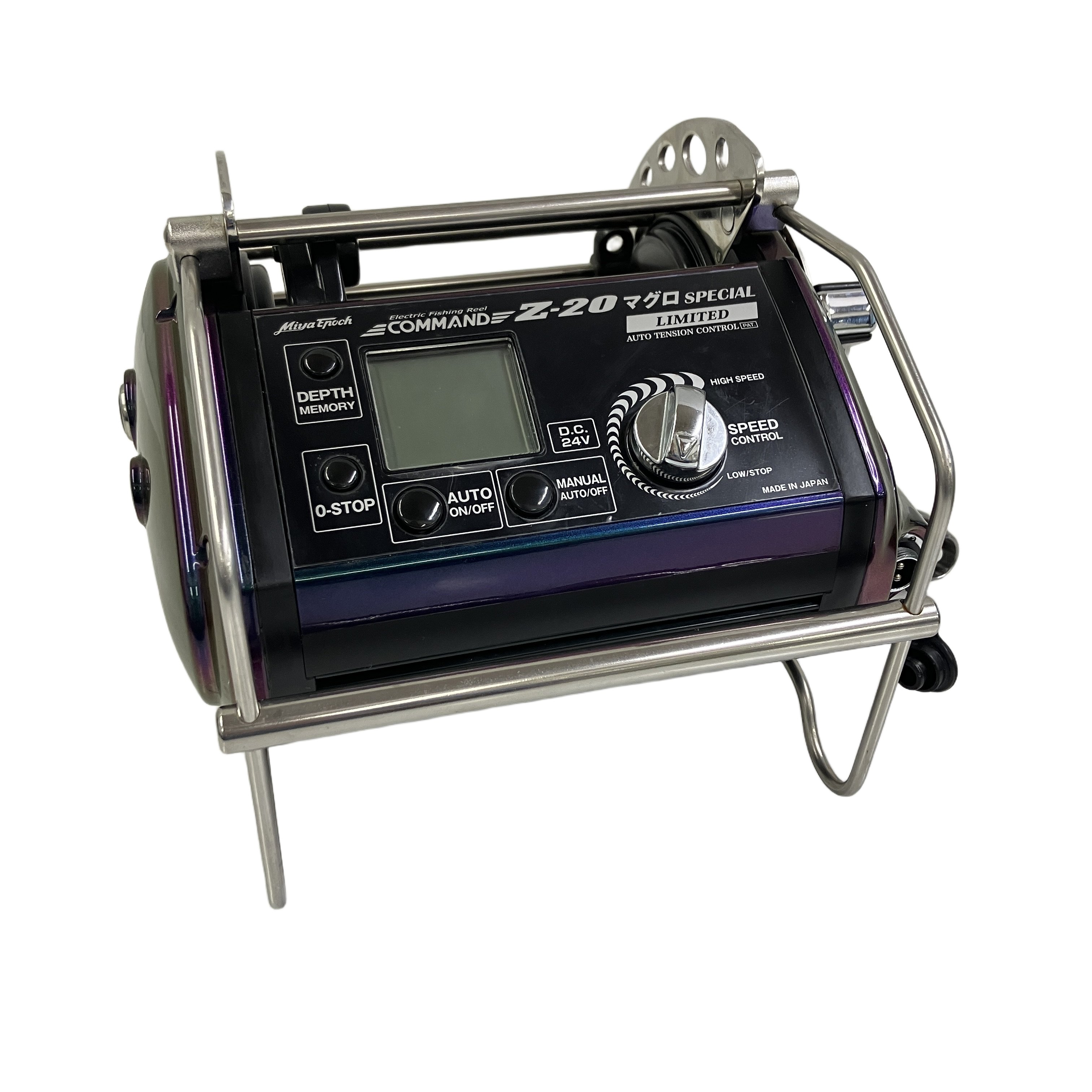 ミヤマエ ミヤエポック コマンド Z-20 マグロ SPECIAL LIMITED 電動リール 24V 釣具 中古