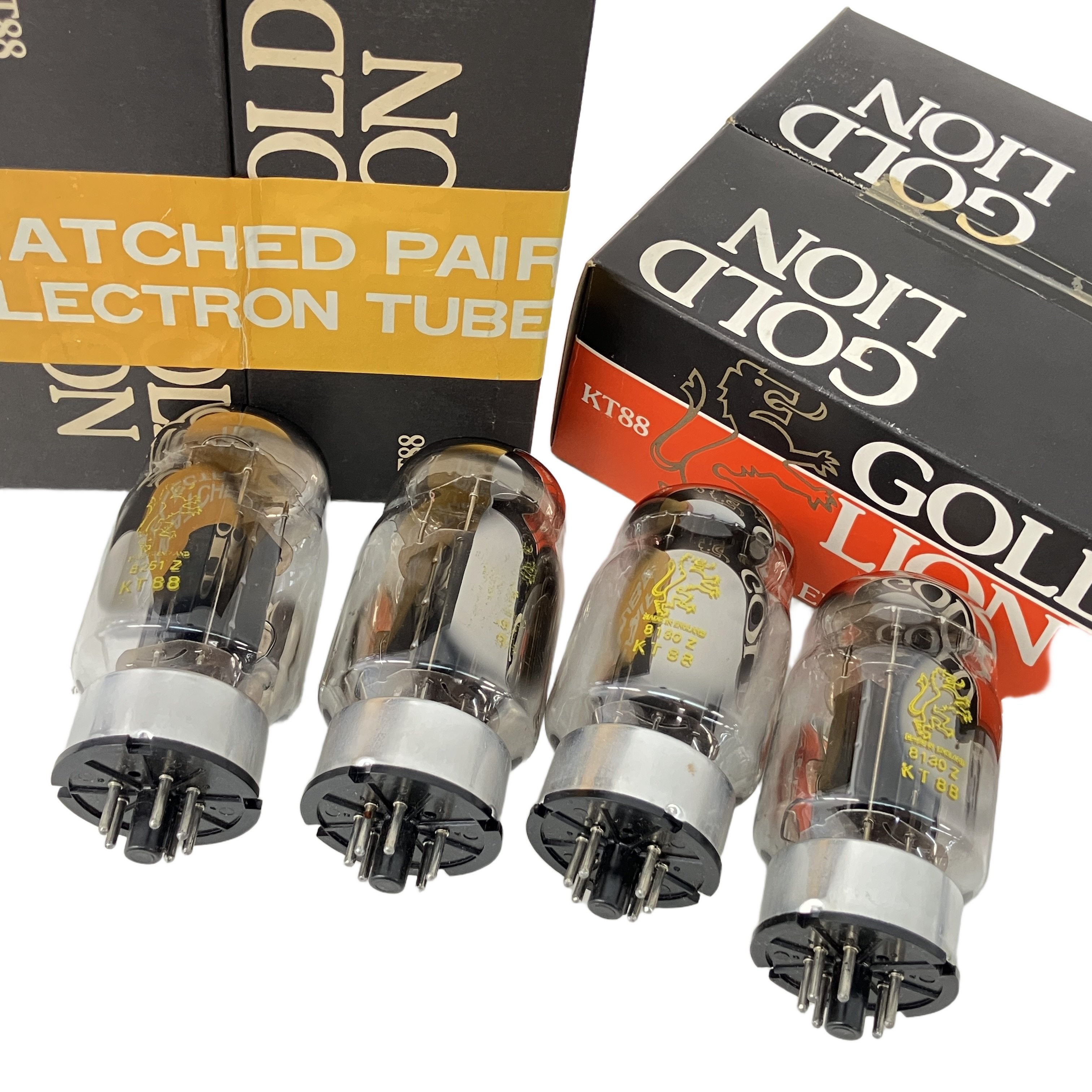 ★GOLD LION KT88 真空管 4本組 未使用長期保管品の極上品★