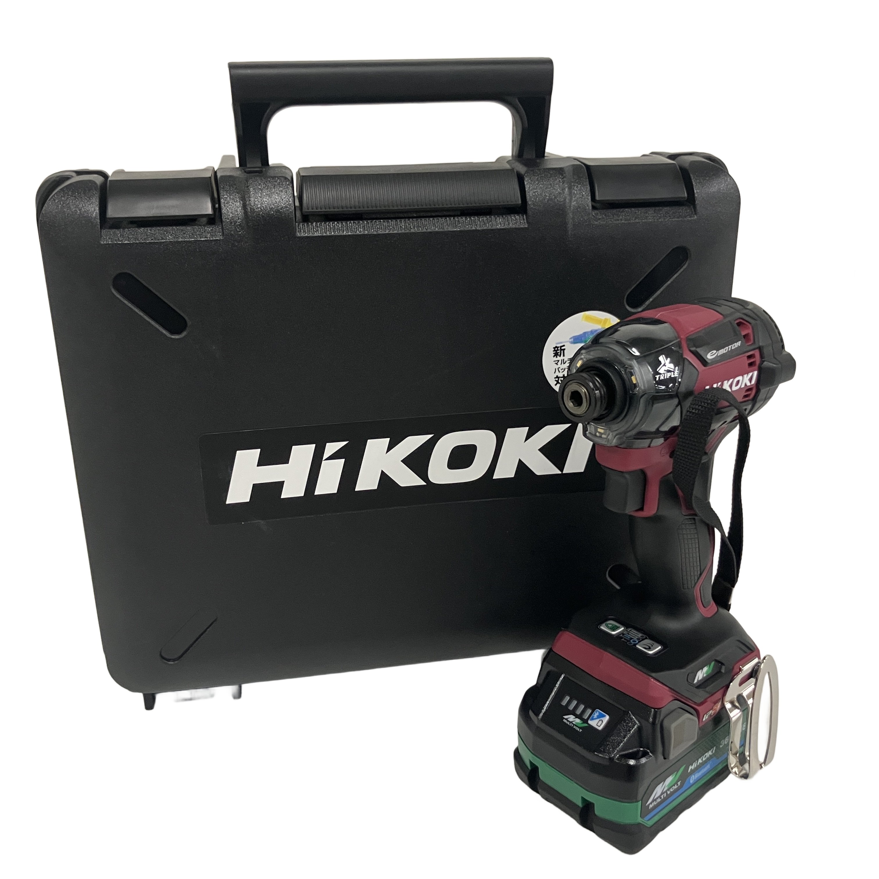 HiKOKI WH36DC コードレスインパクトドライバ バッテリー2点セット 電動工具 未使用 開封品