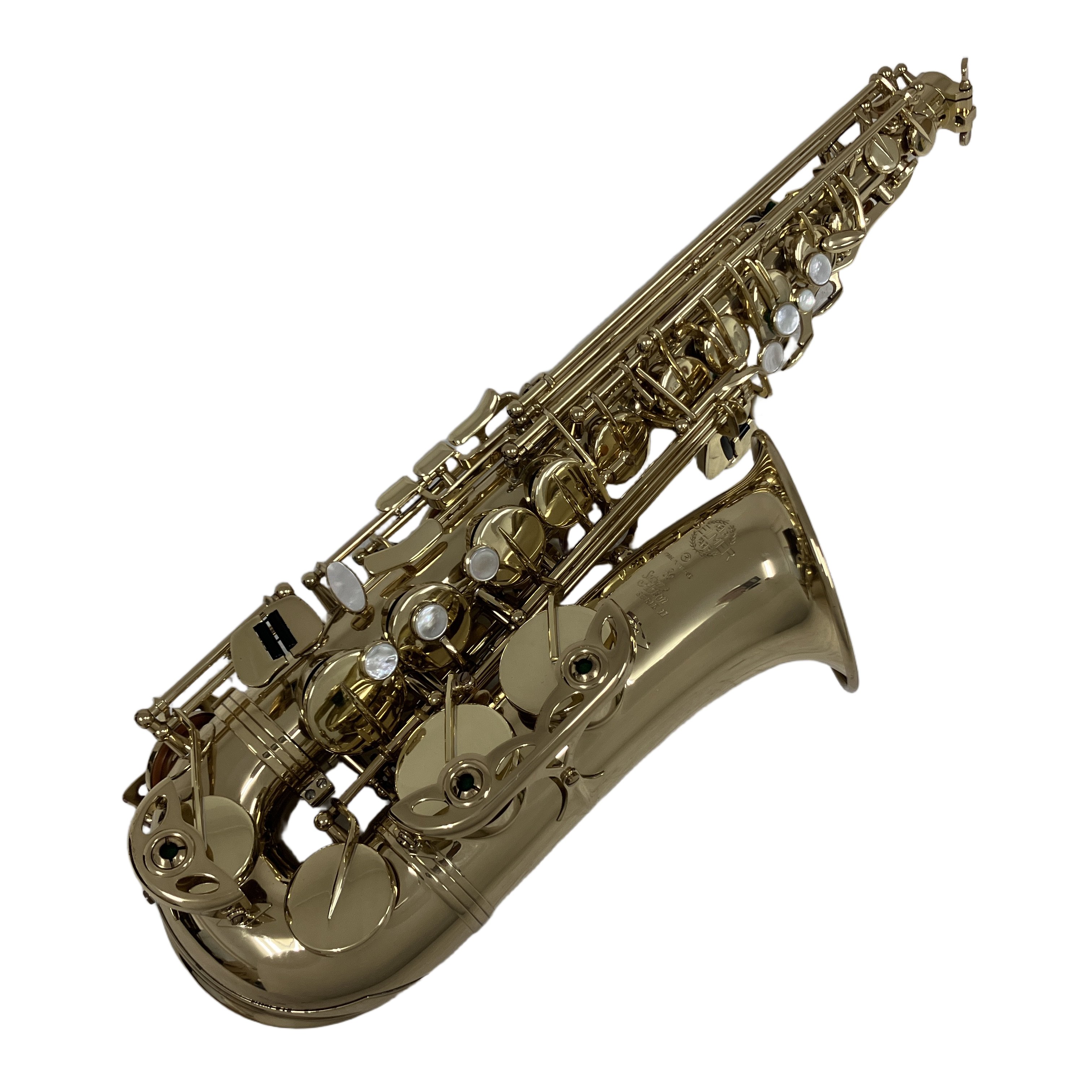SELMER Super Action 80 SERIEII アルトサックス(2000-2001年製 / 60万番台):圧倒的な遠達性と豊かな倍音。ジャンルを問わず、世界標準として君臨し続ける「シリーズ2」の銘器。