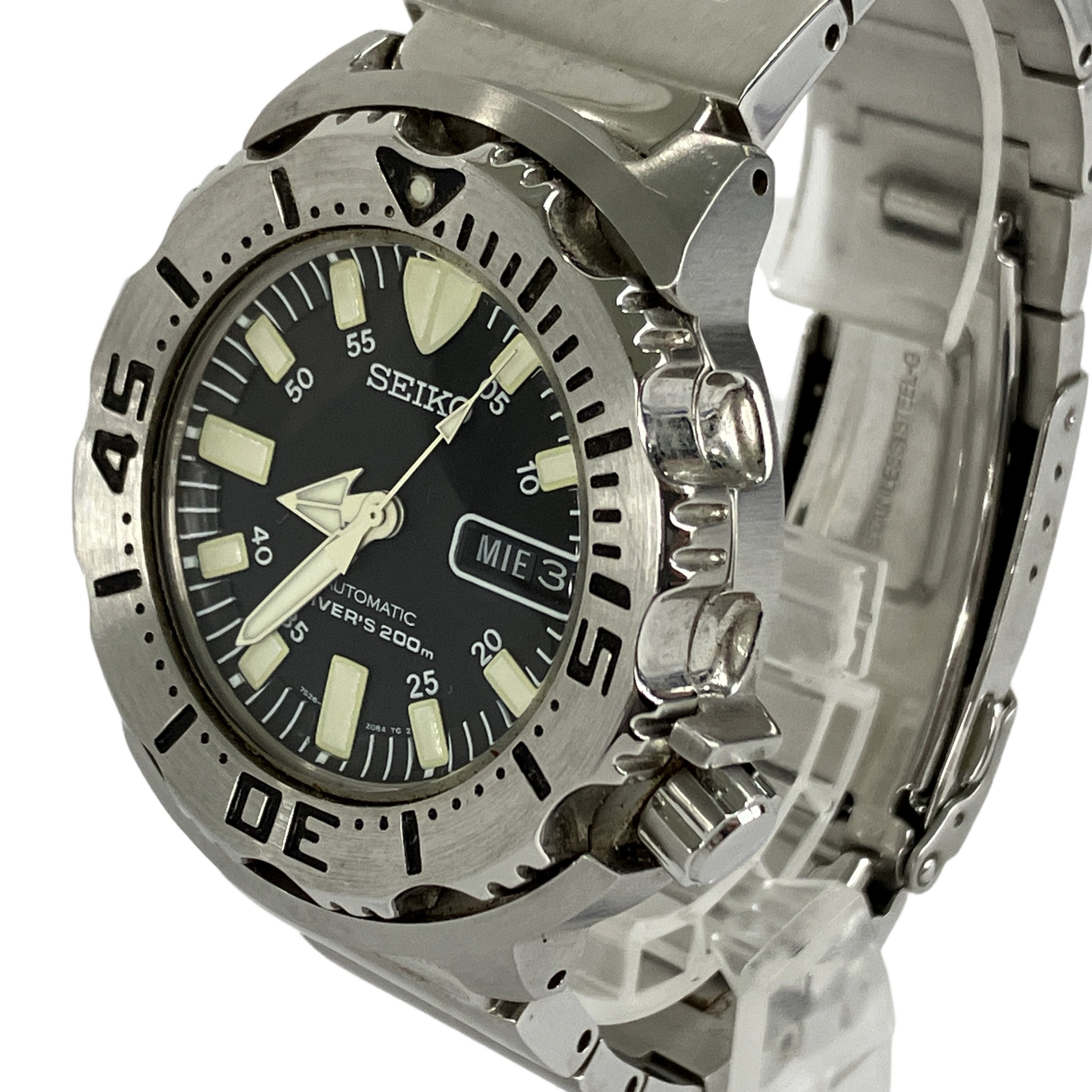SEIKO セイコー ダイバーズ ブラックモンスター 7S26-0350 自動巻き メンズ 中古
