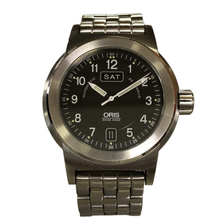 見込み160%掛率 ORIS オリス BC3 デイデイト 黒文字盤 稼働品 中古