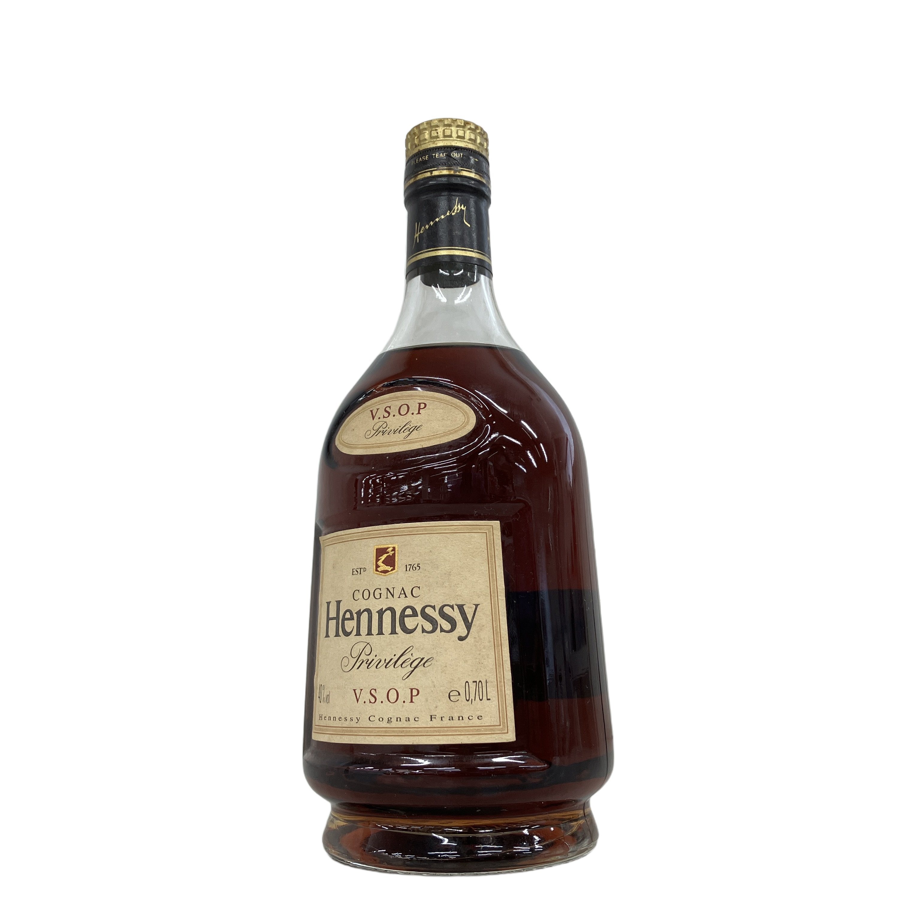 液面高・オールドボトル「ヘネシー VSOP プリヴィレッジ 700ml」