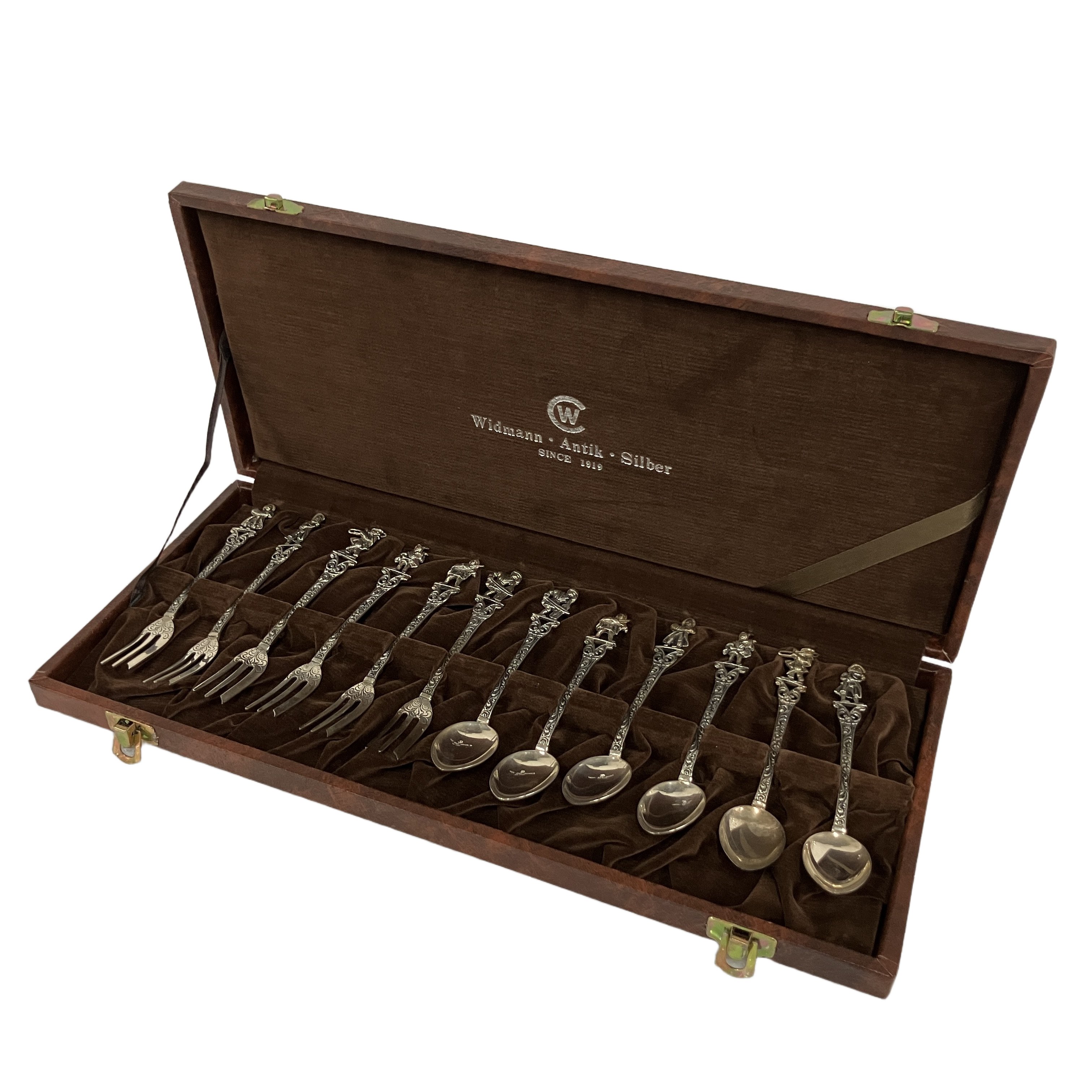 Widmann ヴィドマン Antik Silber アンティーク スプーン・フォーク 中古