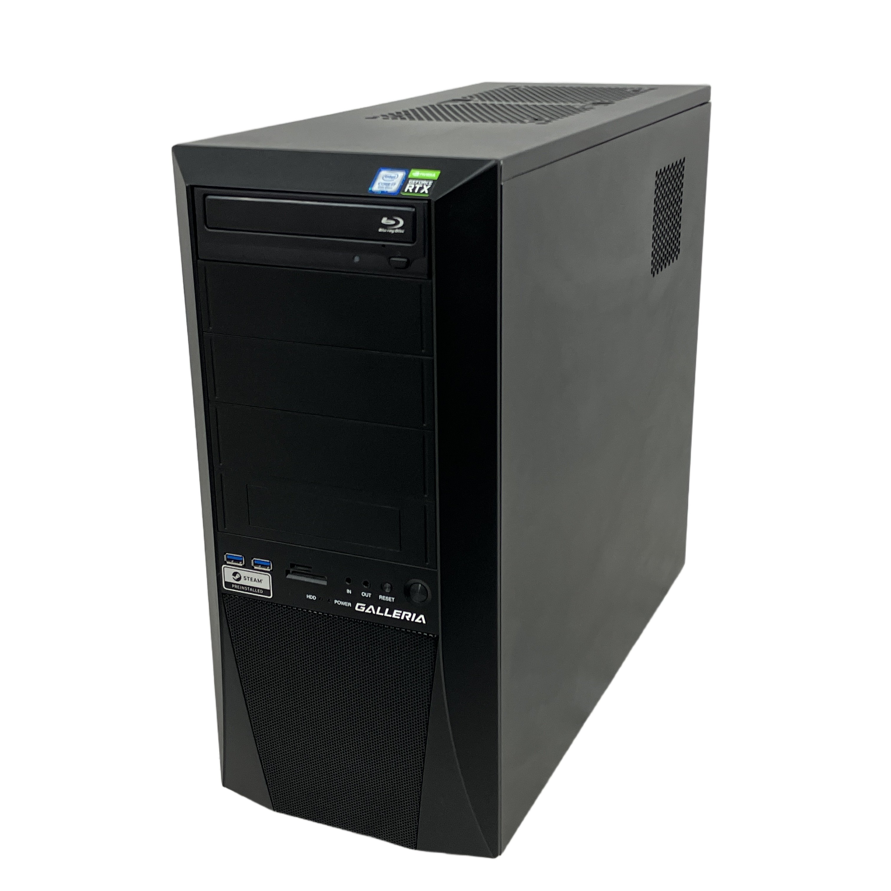 Thirdwave GALLERIA XF デスクトップ パソコン i7 9700F 16GB SSD 512GB RTX 2070 SUPER win11 CPUクーラー無 中古