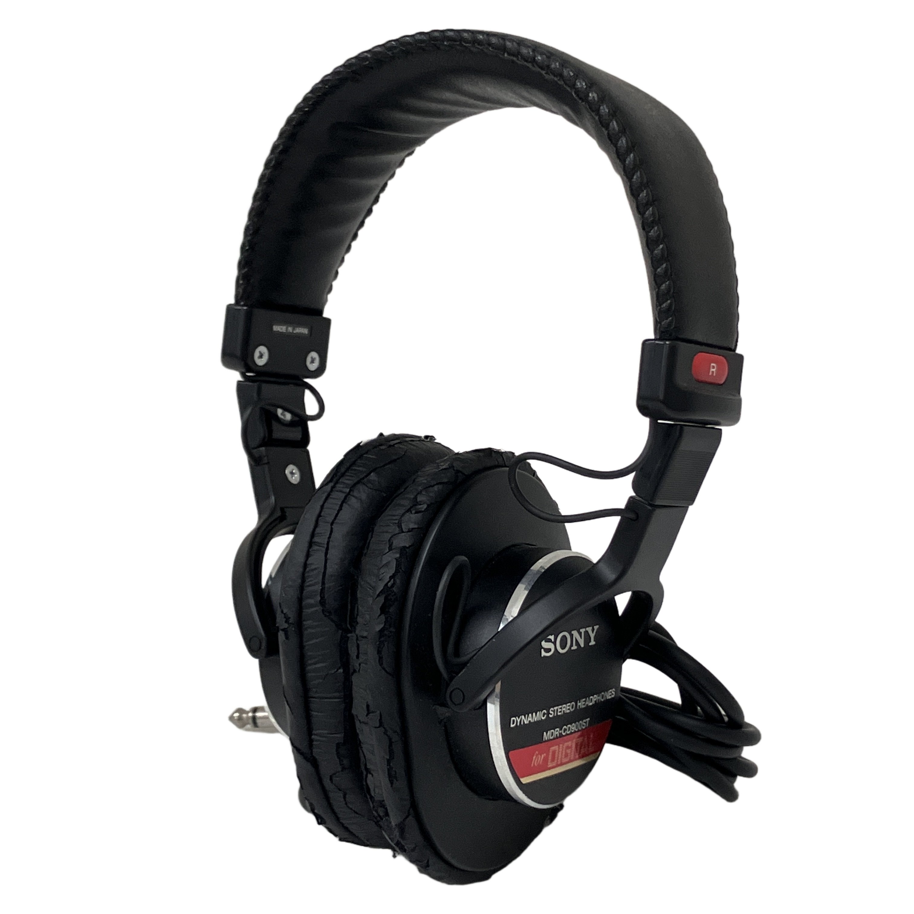 SONY MDR-CD900ST スタジオモニターヘッドホン 音響機器 レコーディング 密閉型 パッド劣化あり 中古