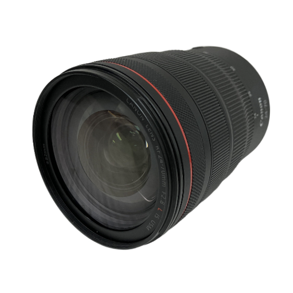 Canon RF24-70mm F2.8 L IS USM 標準ズームレンズ(キヤノン RFマウント):圧倒的な解像力と強力な手ブレ補正をズーム全域で実現。EOS Rシステムの中核を担う、キヤノン最高峰「Lレンズ」の王道フラッグシップ。