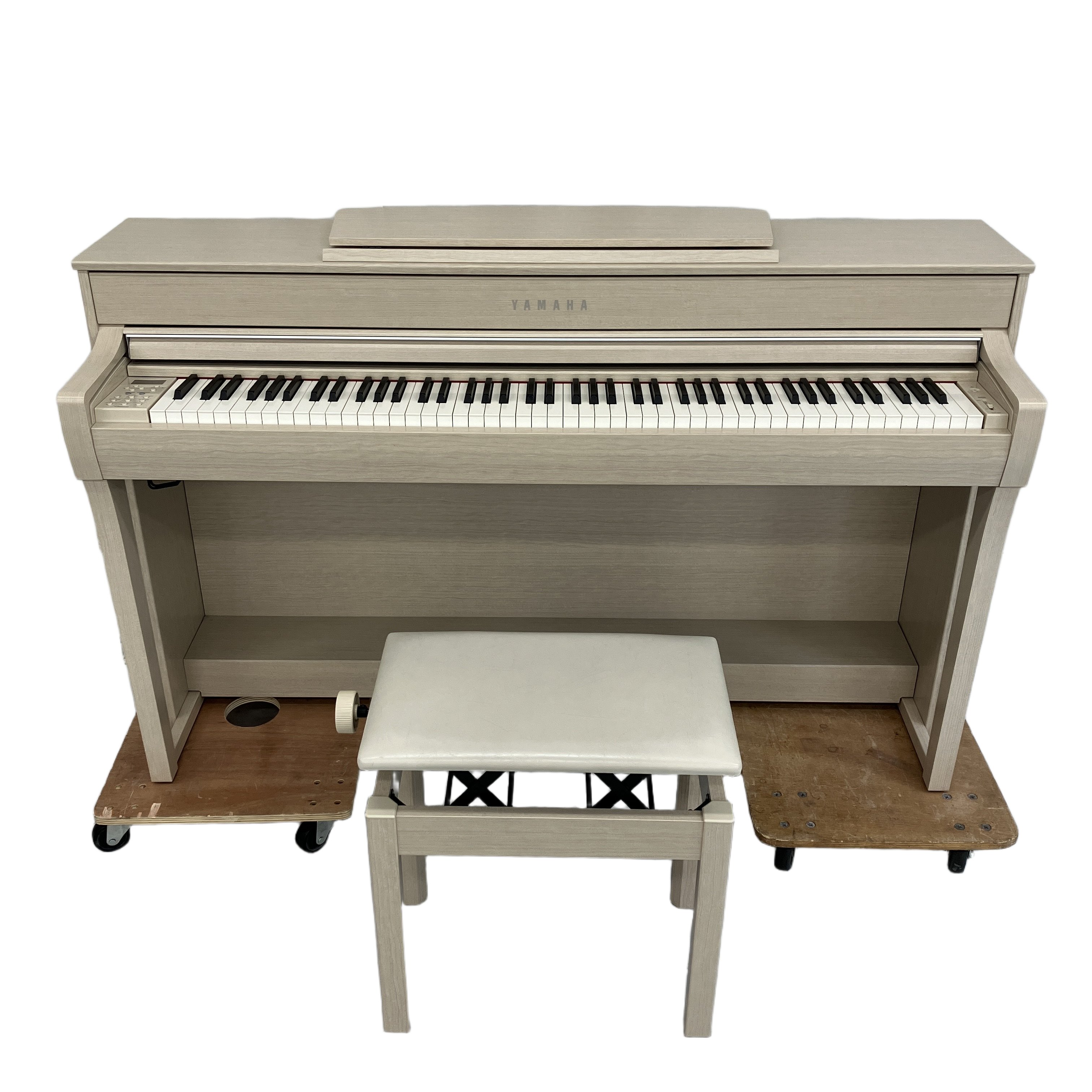 YAMAHA Clavinova CLP-745 電子ピアノ ホワイトアッシュ調 2021年製 椅子付き クラビノーバ ヤマハ 中古
