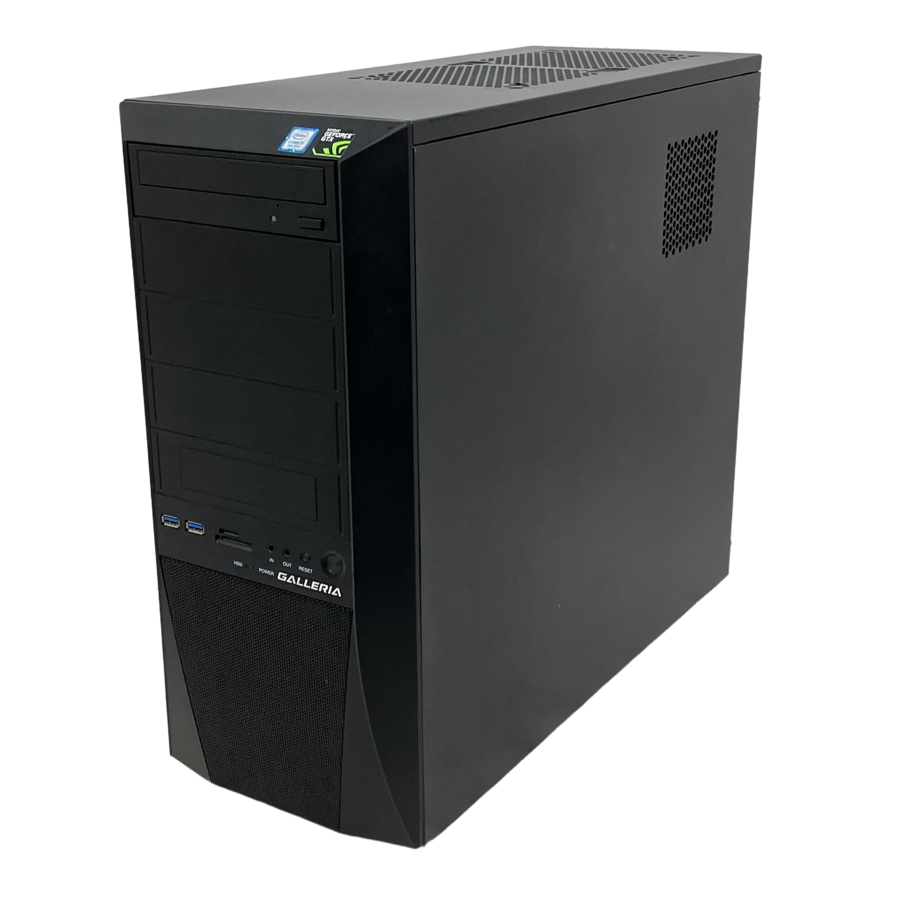Thirdwave GALLERIA XT デスクトップ パソコン i7 8700 8GB SSD 640GB HDD 1TB GTX 1060 win11 CPUクーラー無 中古