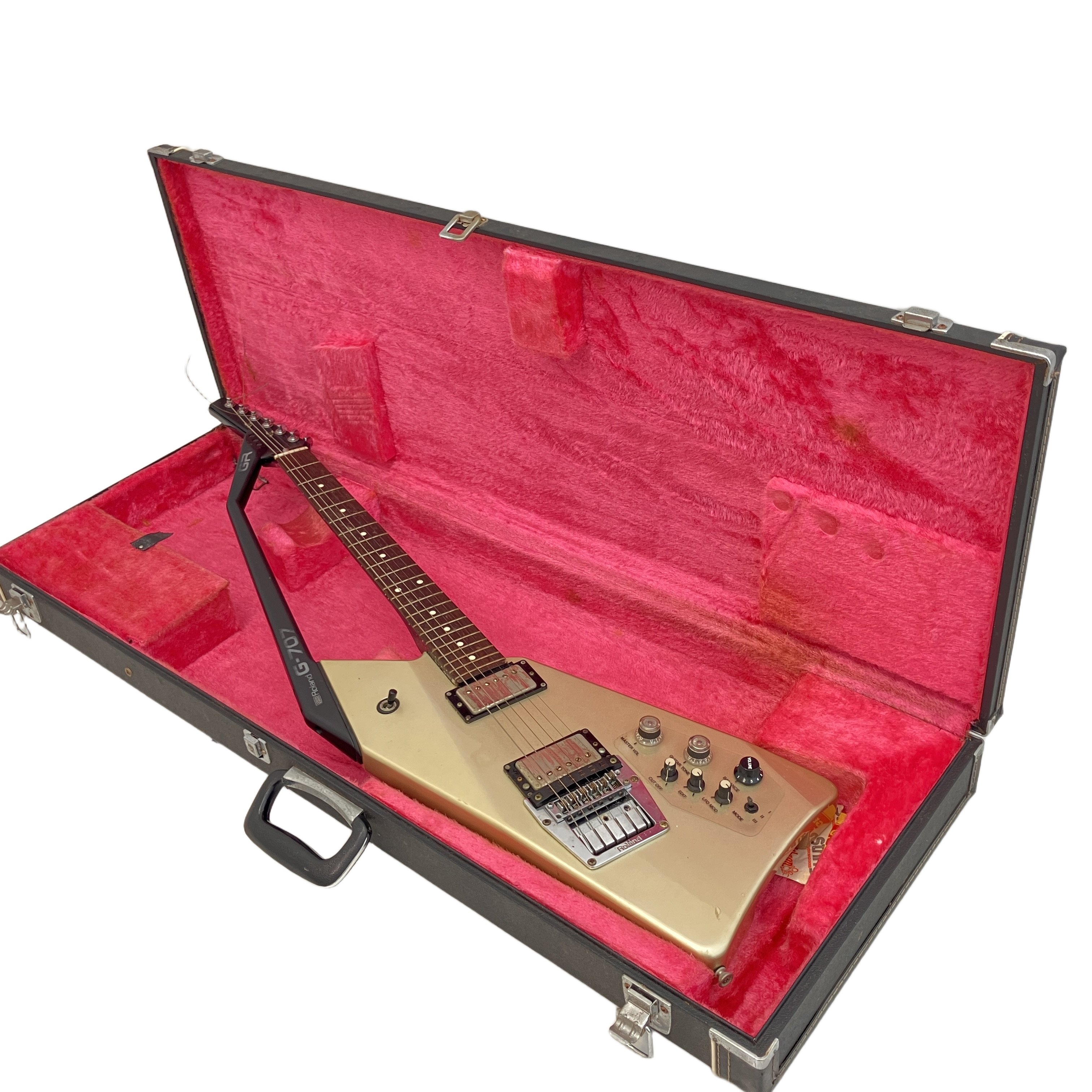 Roland G-707 Guitar Synthesizer ローランド ギター シンセサイザー シルバー 中古