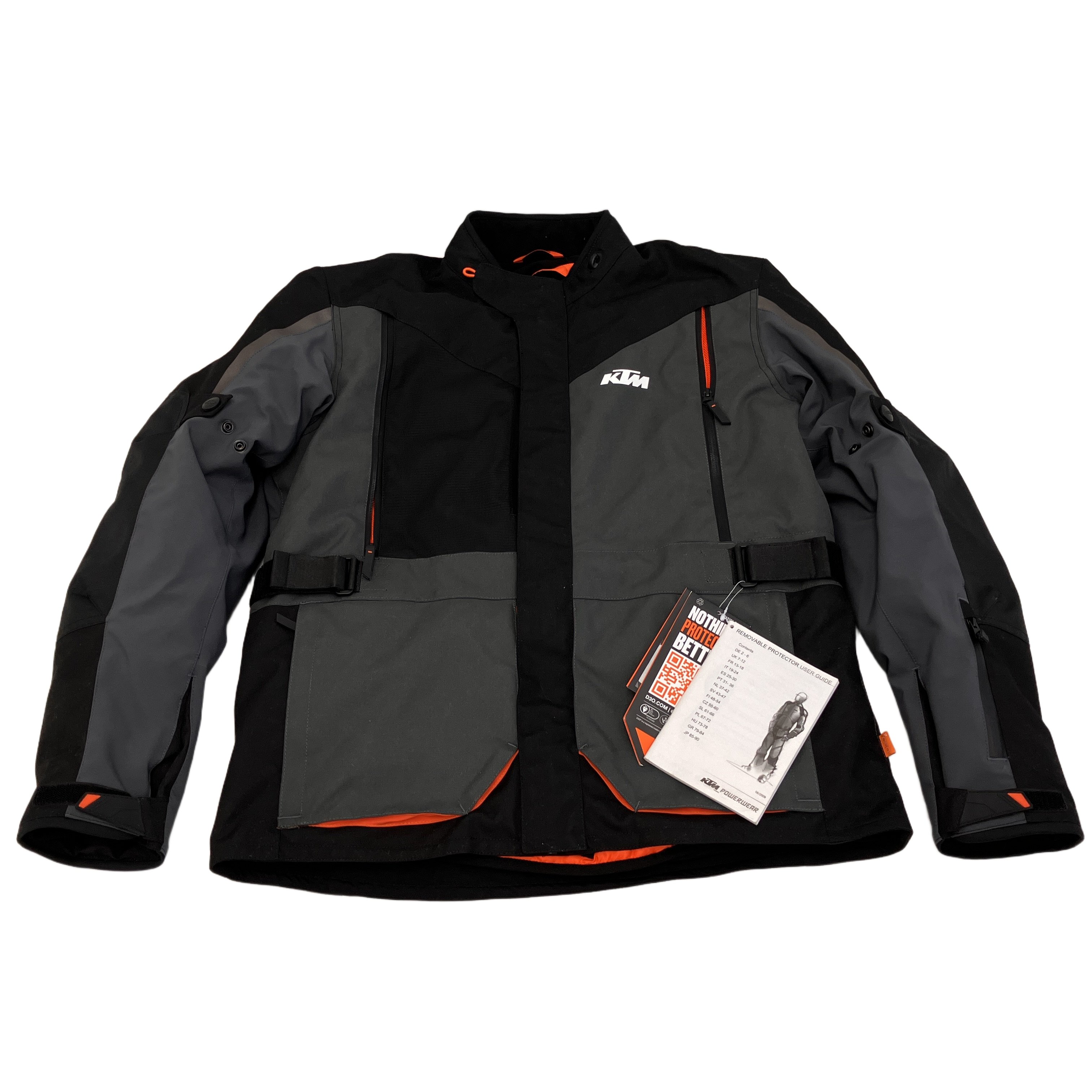 KTM Tourrain V3 WP Jacket ライディング ジャケット Lサイズ プロテクター付き 3PW240009194 バイク スーツ 未使用
