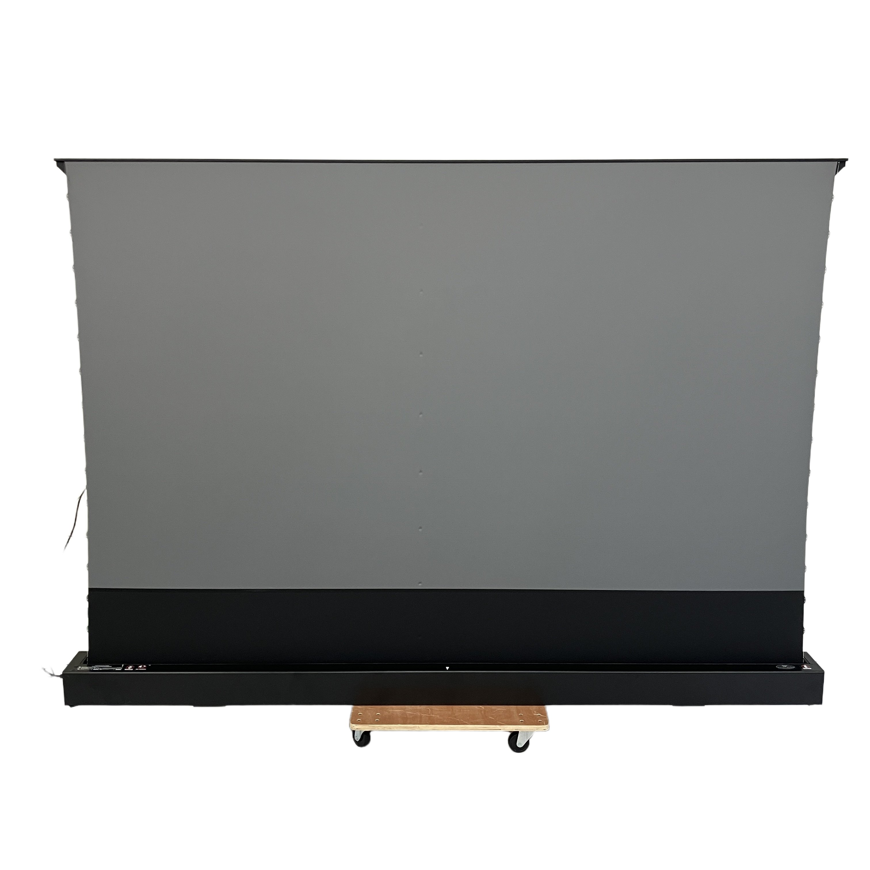 VIVID STORM VSDSTUST100H 100インチ 超短焦点プロジェクター専用 床置き電動スクリーン 映像機器 中古