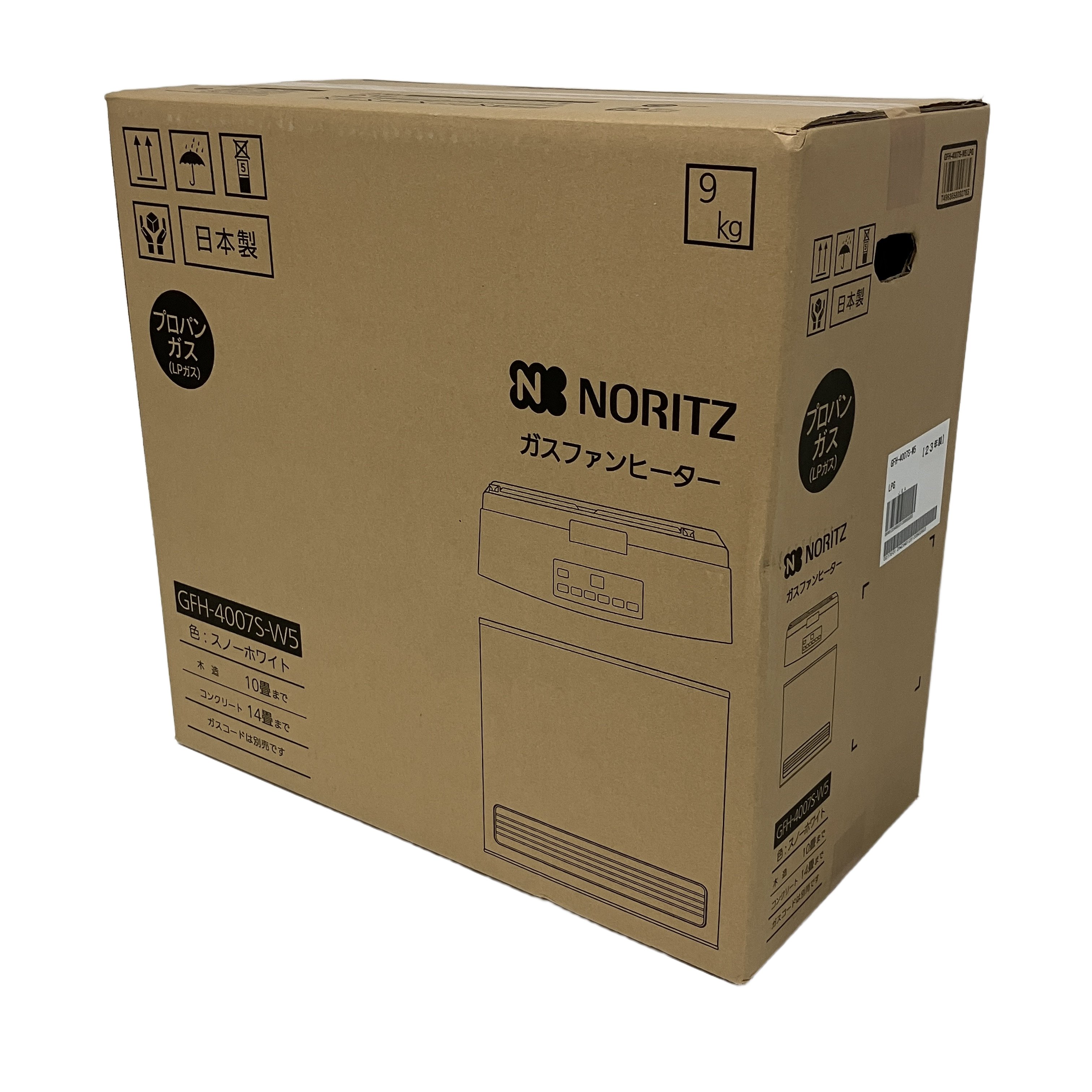 NORITZ GFH-4007S-W5 ガスファンヒーター LPガス 家電 ノーリツ 未開封 未使用