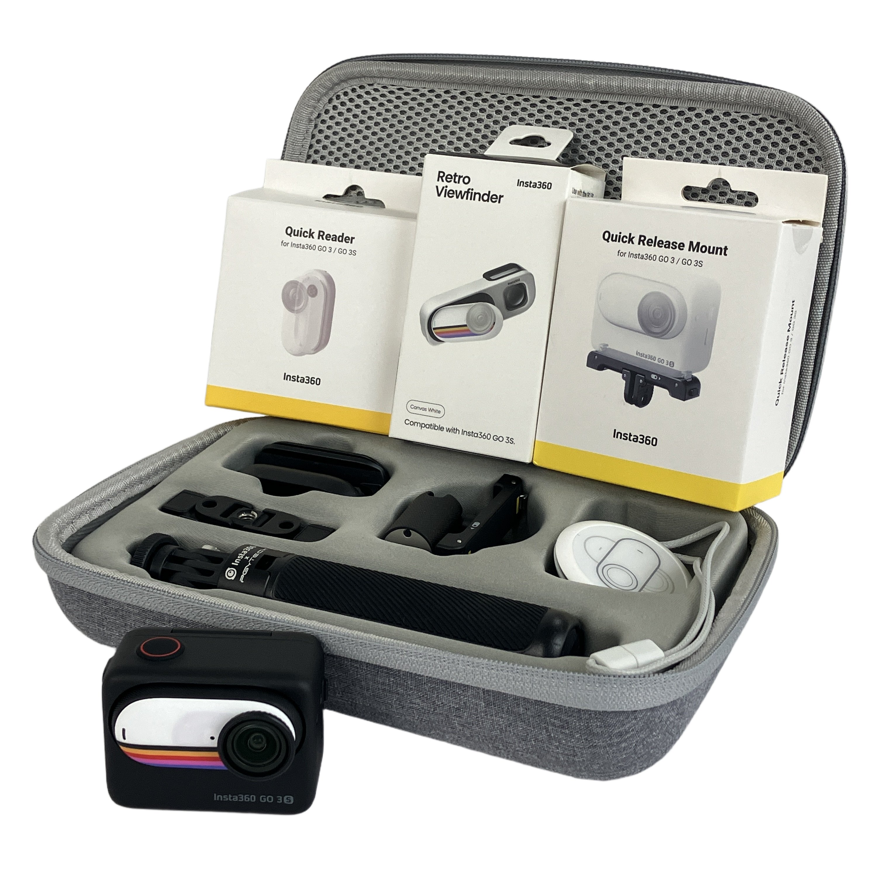 Insta360 GO 3S CINSAATA 128GB アクセサリー セット ウェアラブルカメラ アクションカメラ 中古