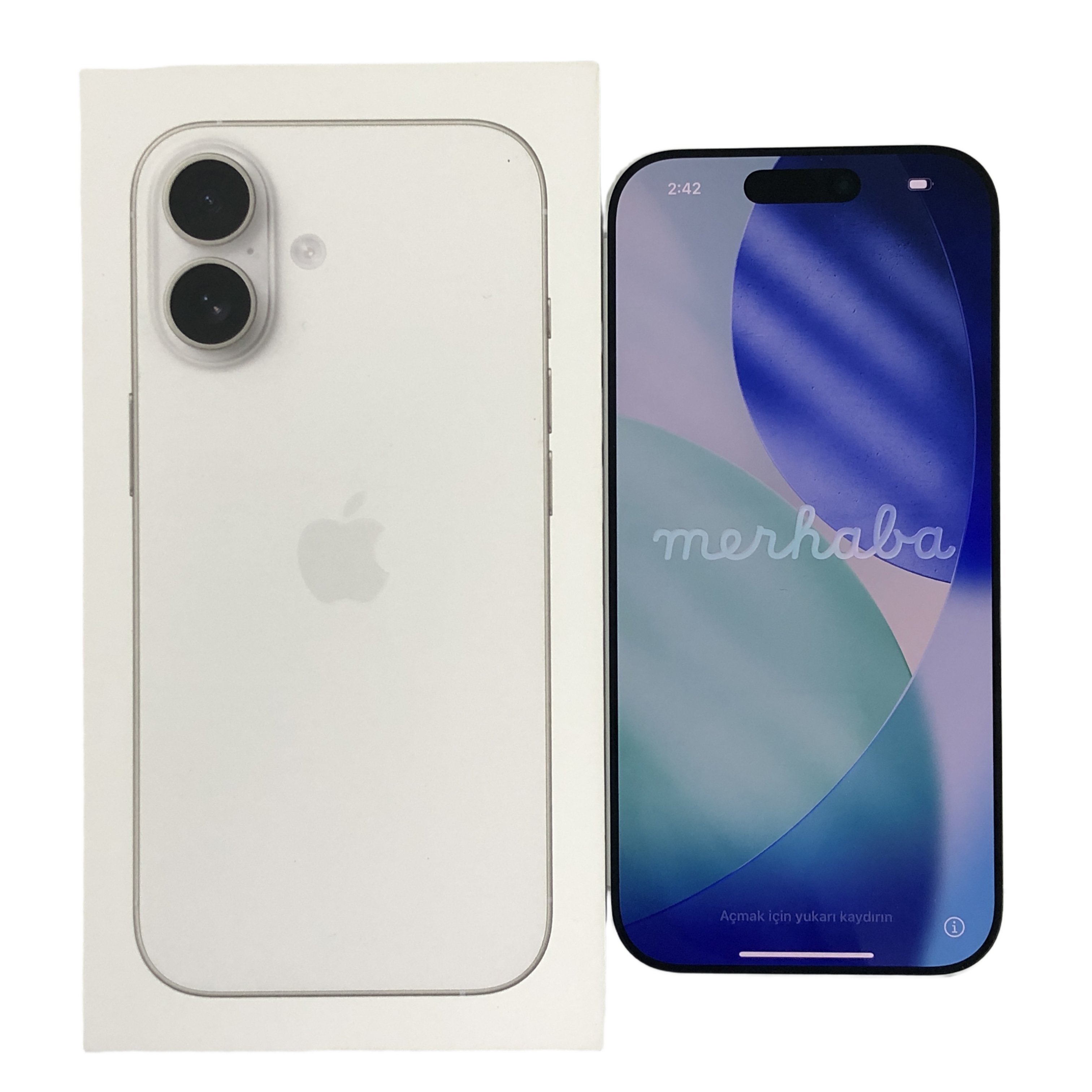Apple iPhone 17 MG684J/A 256GB ホワイト SIMフリー バッテリー最大容量100% スマートフォン 中古 良好