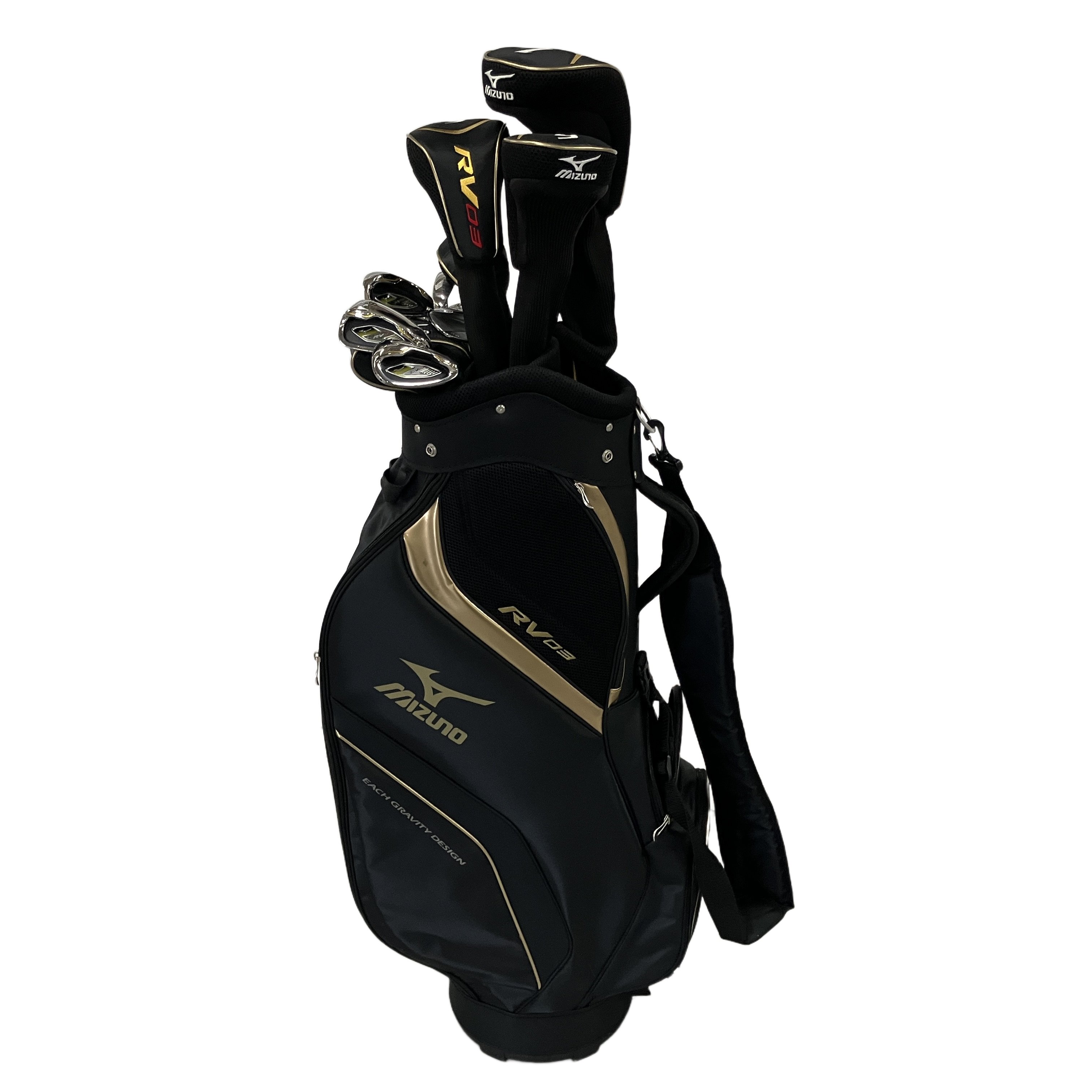 MIZUNO ミズノ RV03 ゴルフセット クラブ13本 キャディバッグ付 右利き用 中古