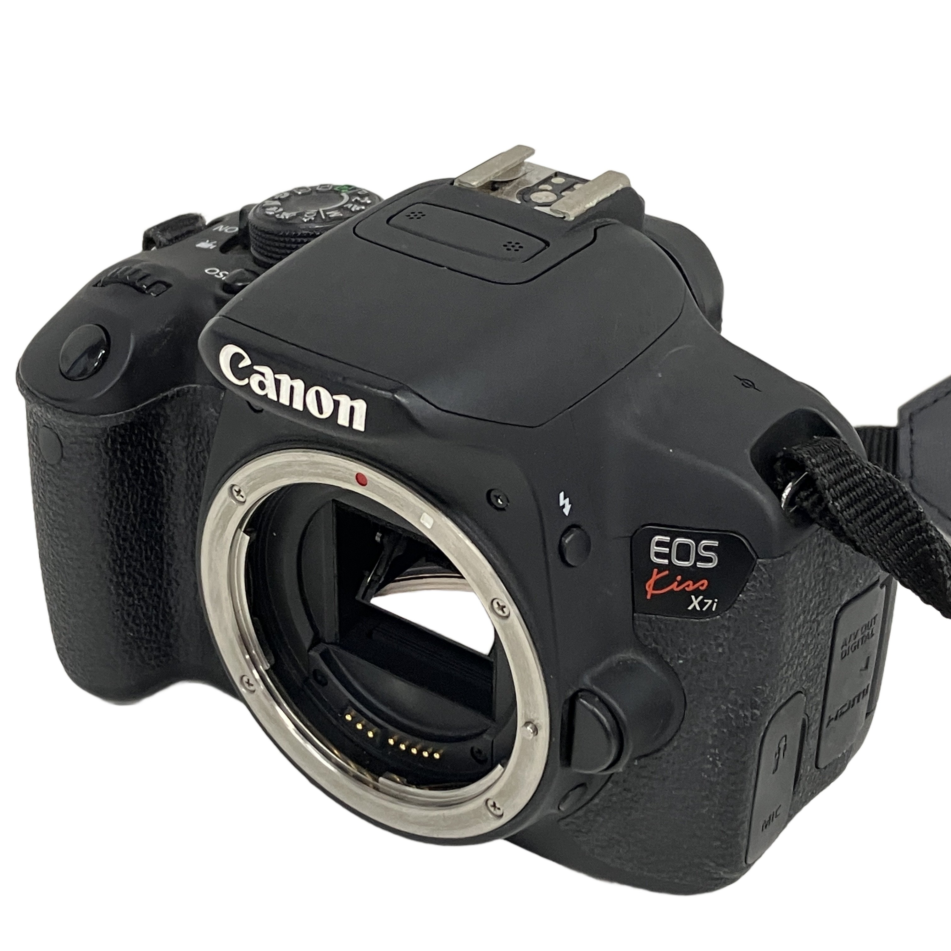 Canon EOS Kiss X7i EF-S 55-250mm 1:4.5-5.6 IS STM デジタル一眼レフカメラセット 中古