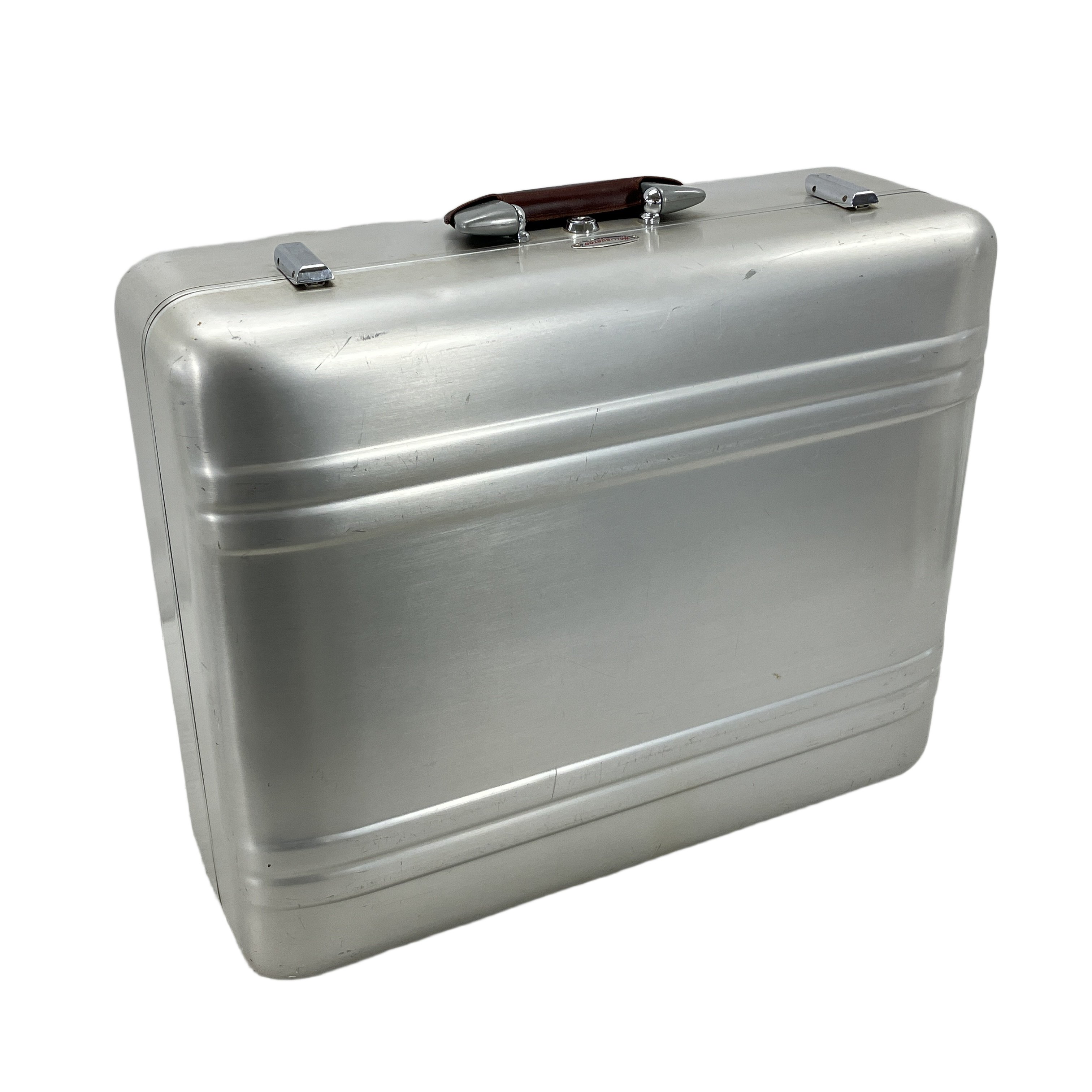 HALLIBURTON ハリバートン 赤ハリ オールド ヴィンテージ トランク スーツケース エンジ内装 ハンガー付 中古