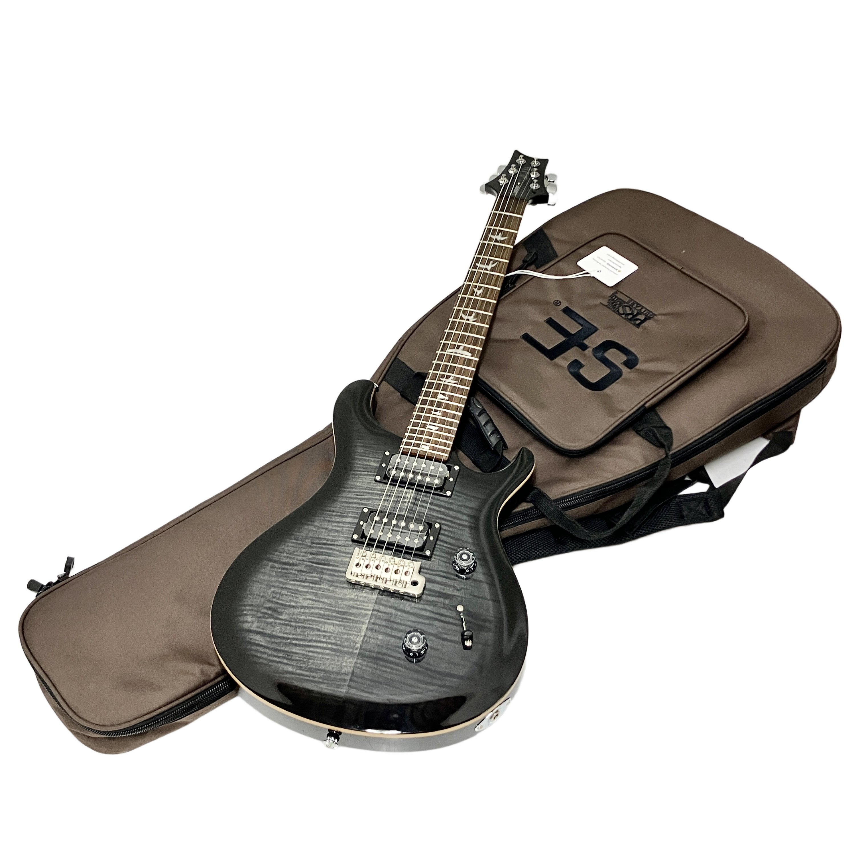PRS CUSTOM SE 24 charcoal burst エレキギター ケース付 中古