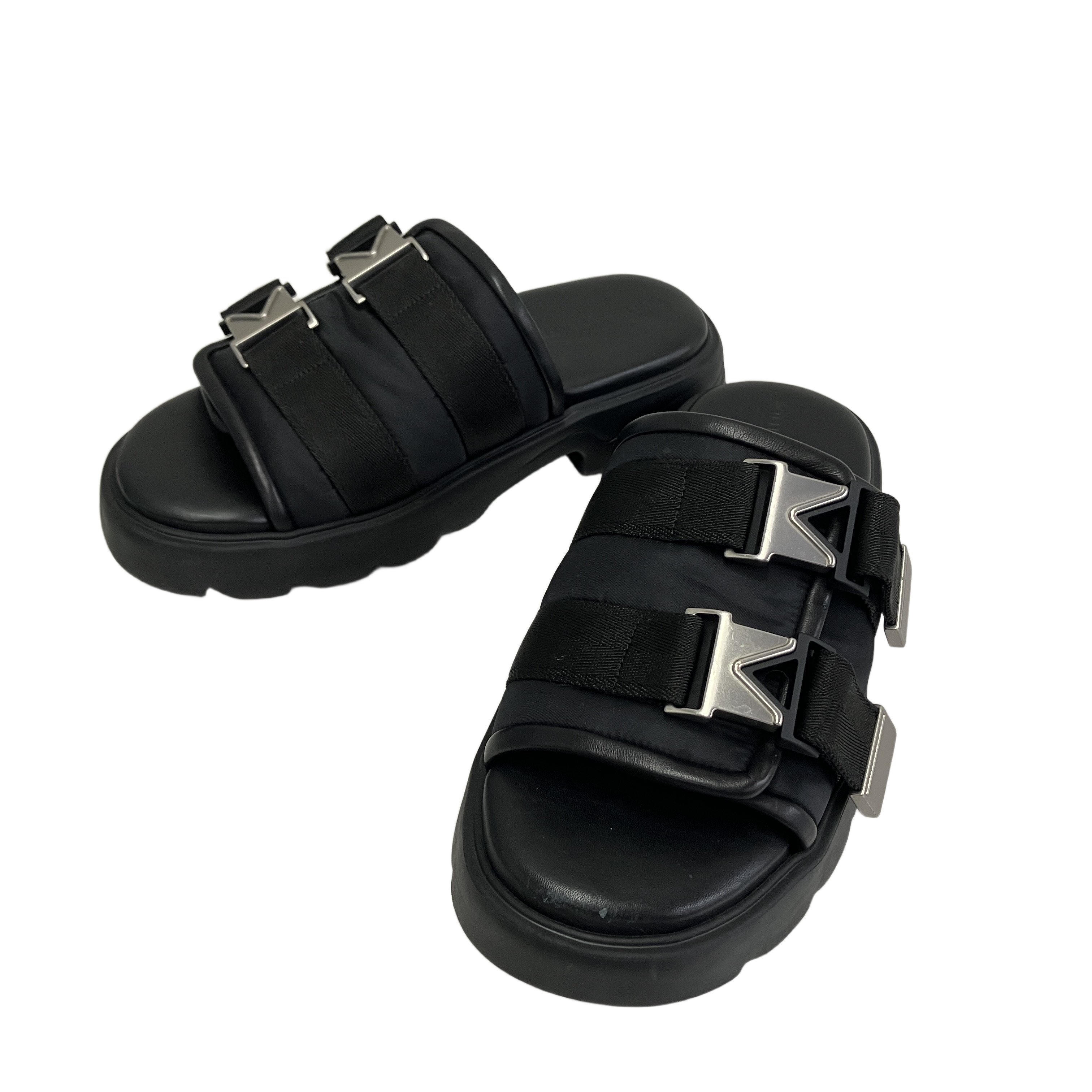 BOTTEGA VENETA FLASH サンダル 43サイズ 28cm相当 ブラック スポサン ブランド ボッテガ 中古