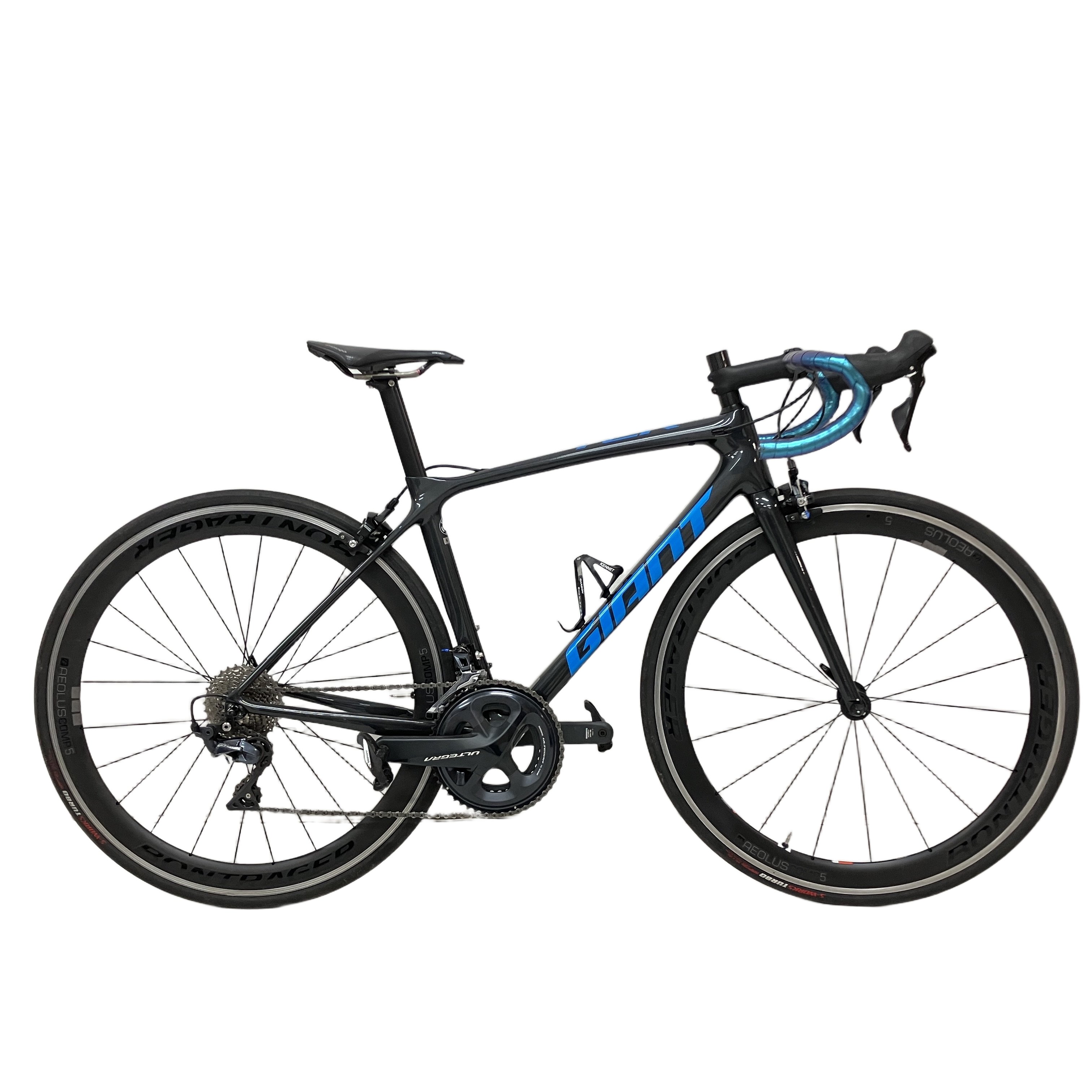 GIANT TCR ADVANCED2 KOM SE サイズS 2021年購入 リムブレーキ 105 ULTEGRA ロードバイク BONTRAGER AEOLUS COMP 5 ホイール 中古