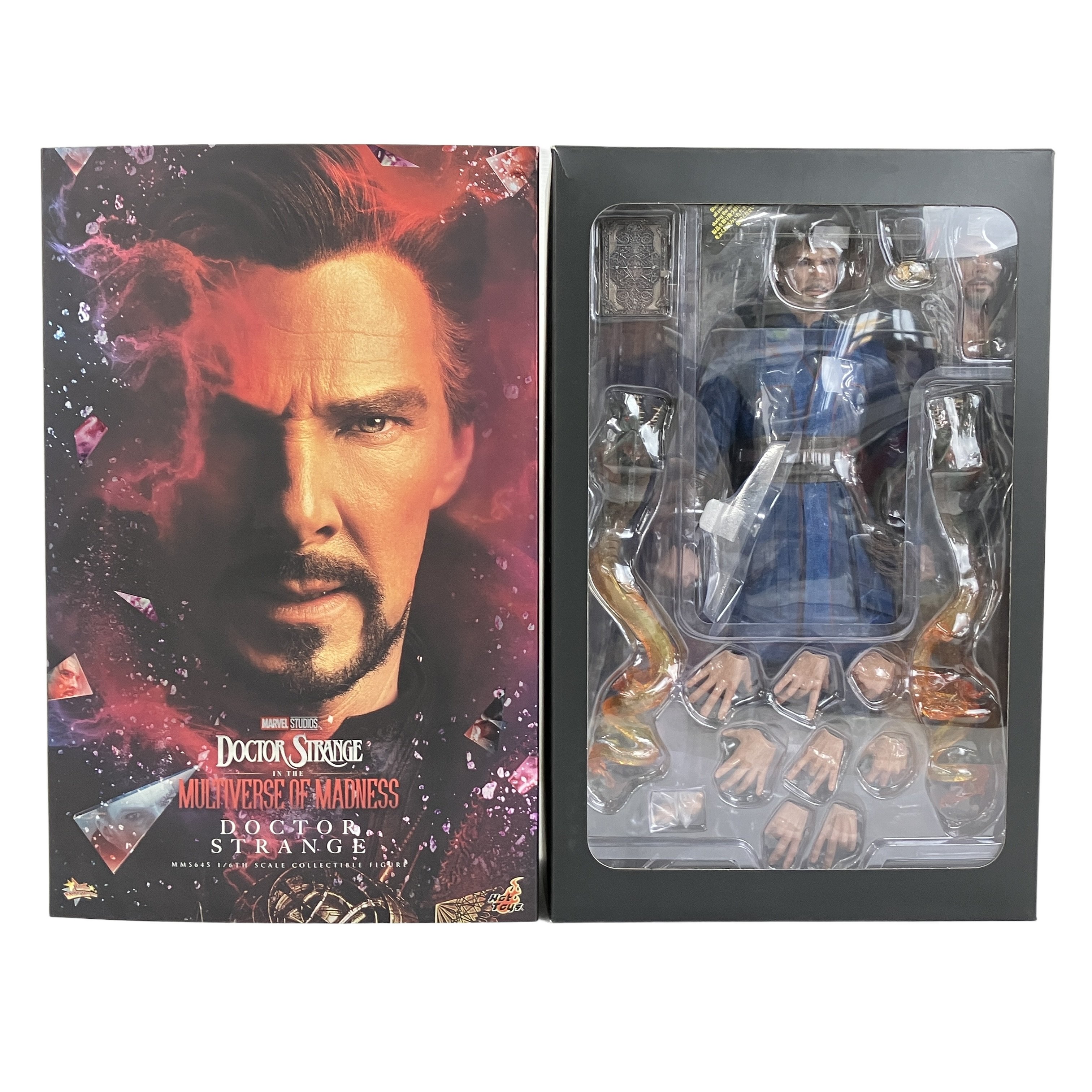 ホットトイズ MMS645 1/6 ドクター・ストレンジ マルチバース・オブ・マッドネス フィギュア 開封済 中古