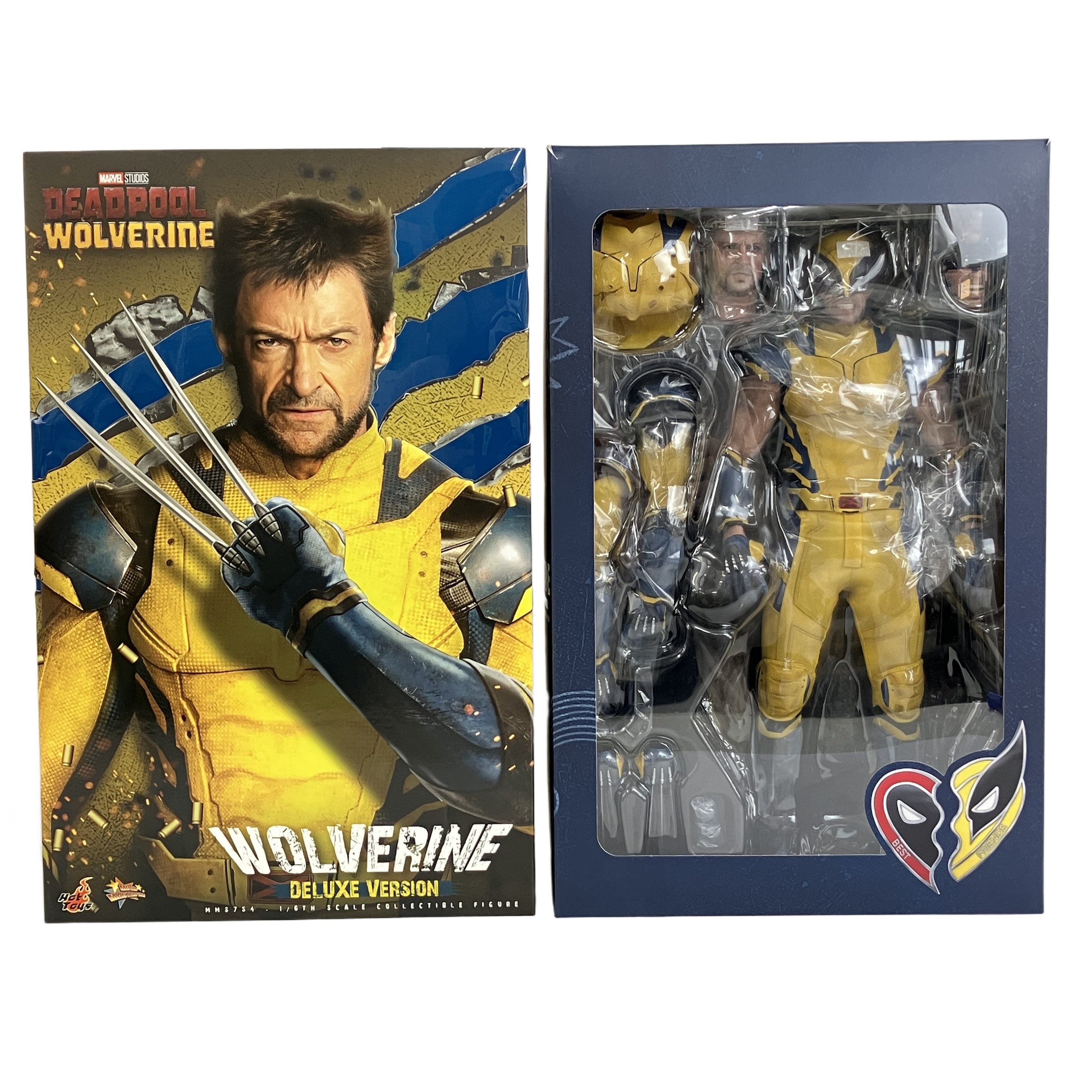 ホットトイズ MMS754 ウルヴァリン デラックスバージョン 1/6 フィギュア 開封済 中古