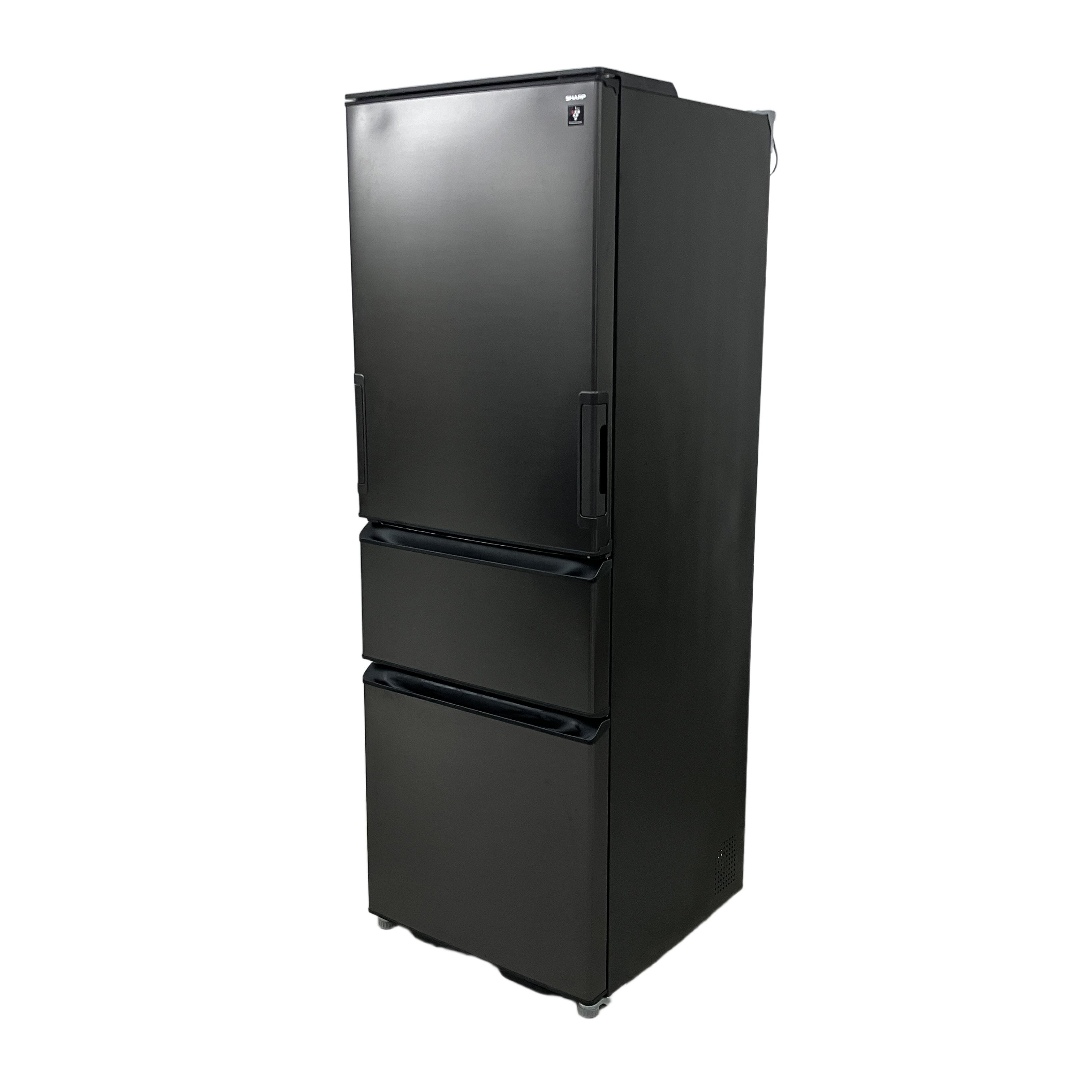 SHARP SJ-PW37P-H ノンフロン 冷凍 冷蔵庫 両開き シャープ 家電 中古