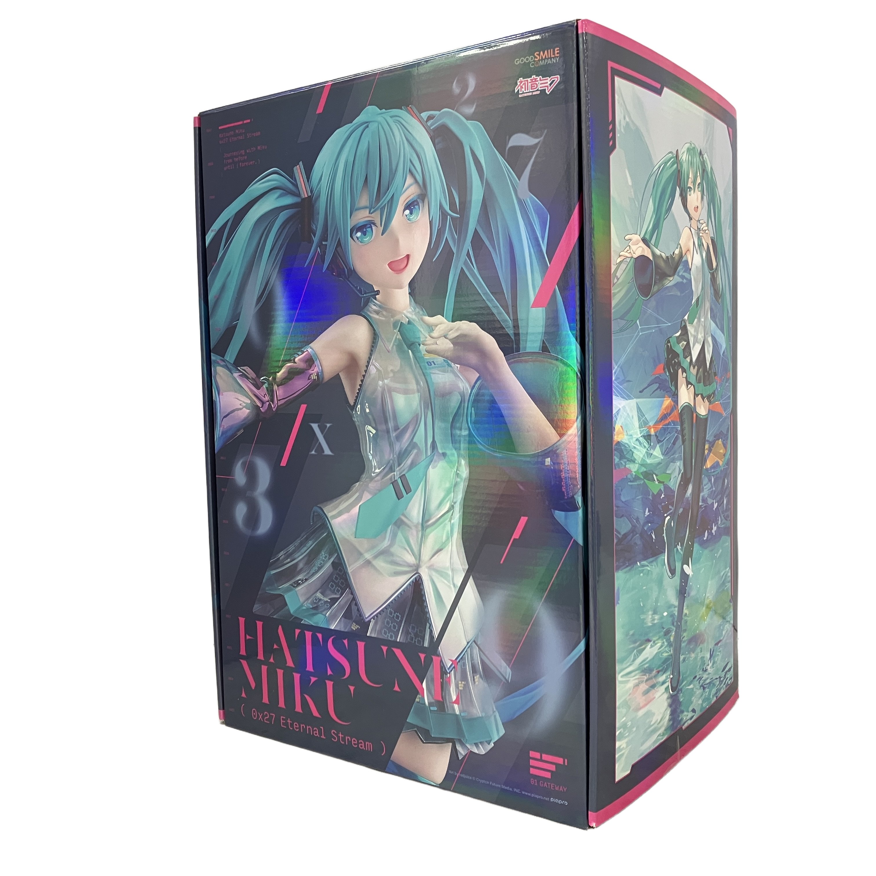 グッドスマイルカンパニー 初音ミク 0x27 Eternal Stream 1/4スケール 塗装済み完成品 フィギュア 開封品 中古