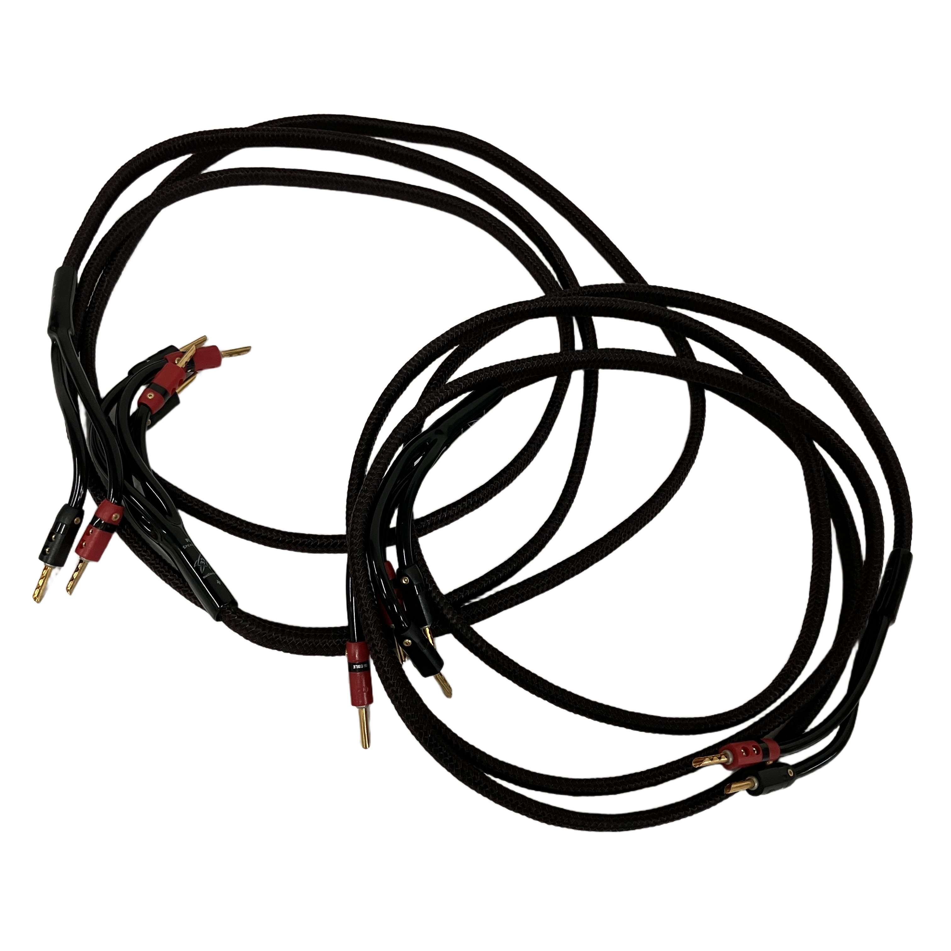 Audioquest Rocket 33 スピーカーケーブル 3m バナナプラグ クレープ 音響機材 オーディオ周辺機器 中古