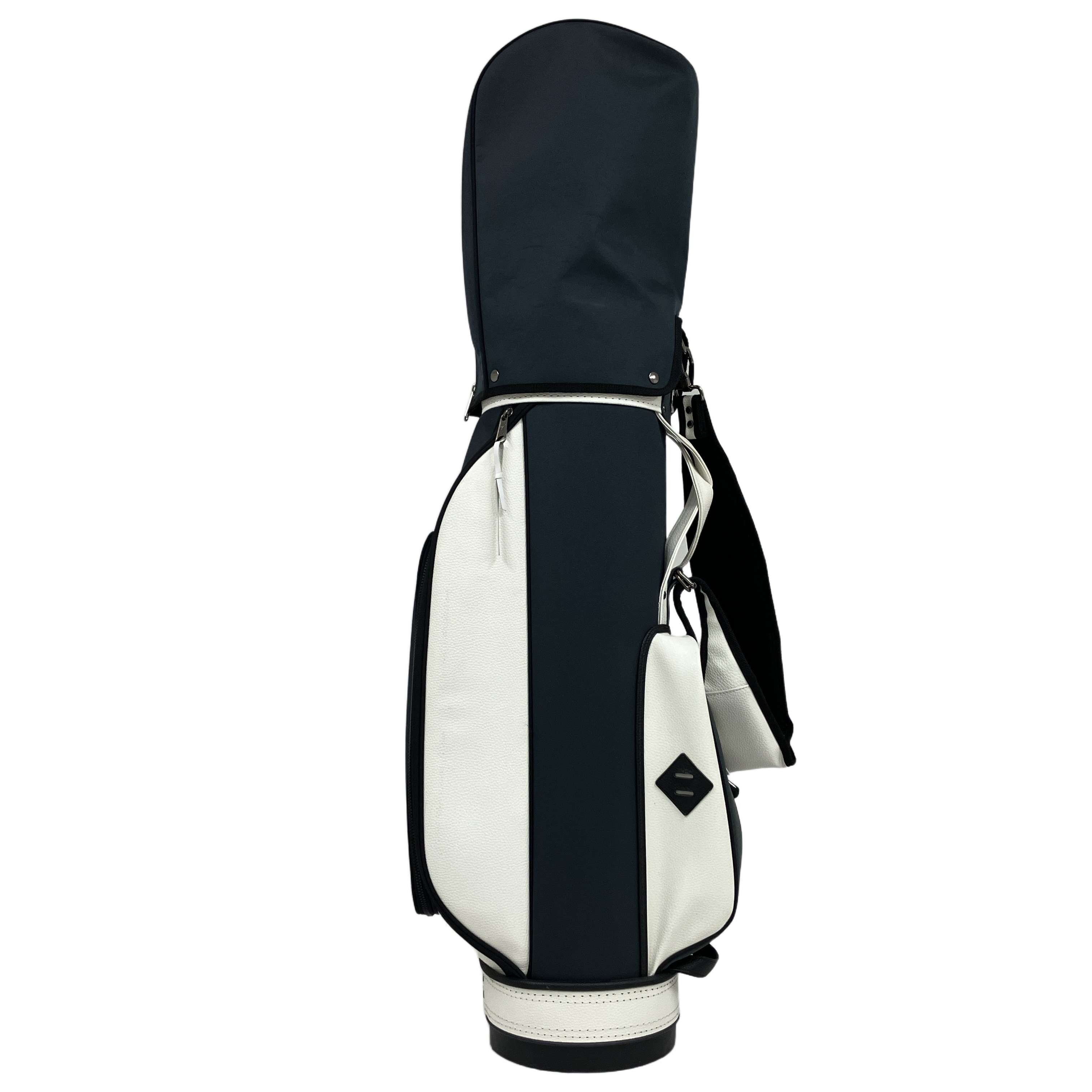 JONES ジョーンズ RIDER 8.5型 キャディバッグ スポーツ ゴルフバッグ ホワイト×グリーン 中古 良好