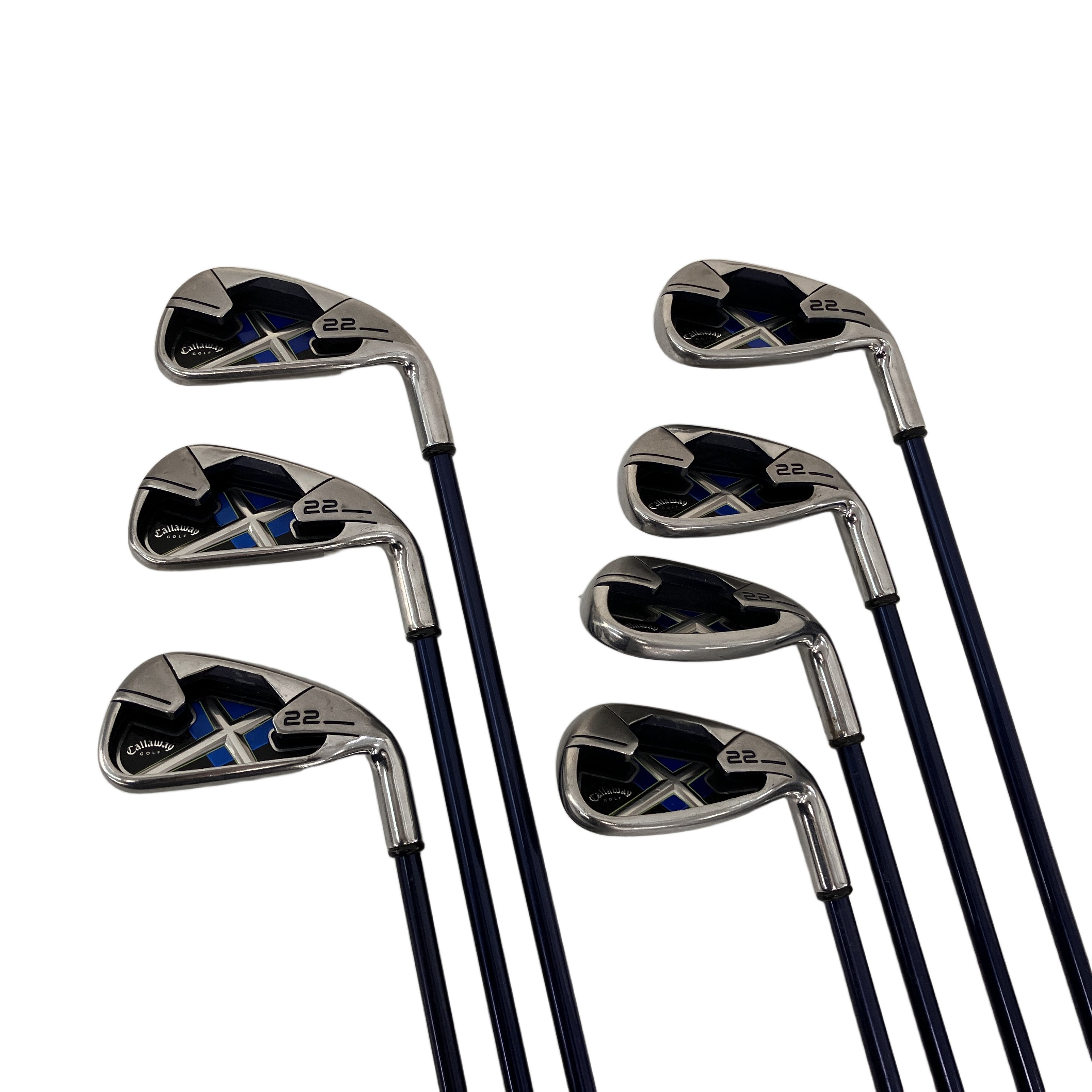 Callaway X-22 アイアンセット 7本 5-9 P S オリジナルカーボン右利き 中古