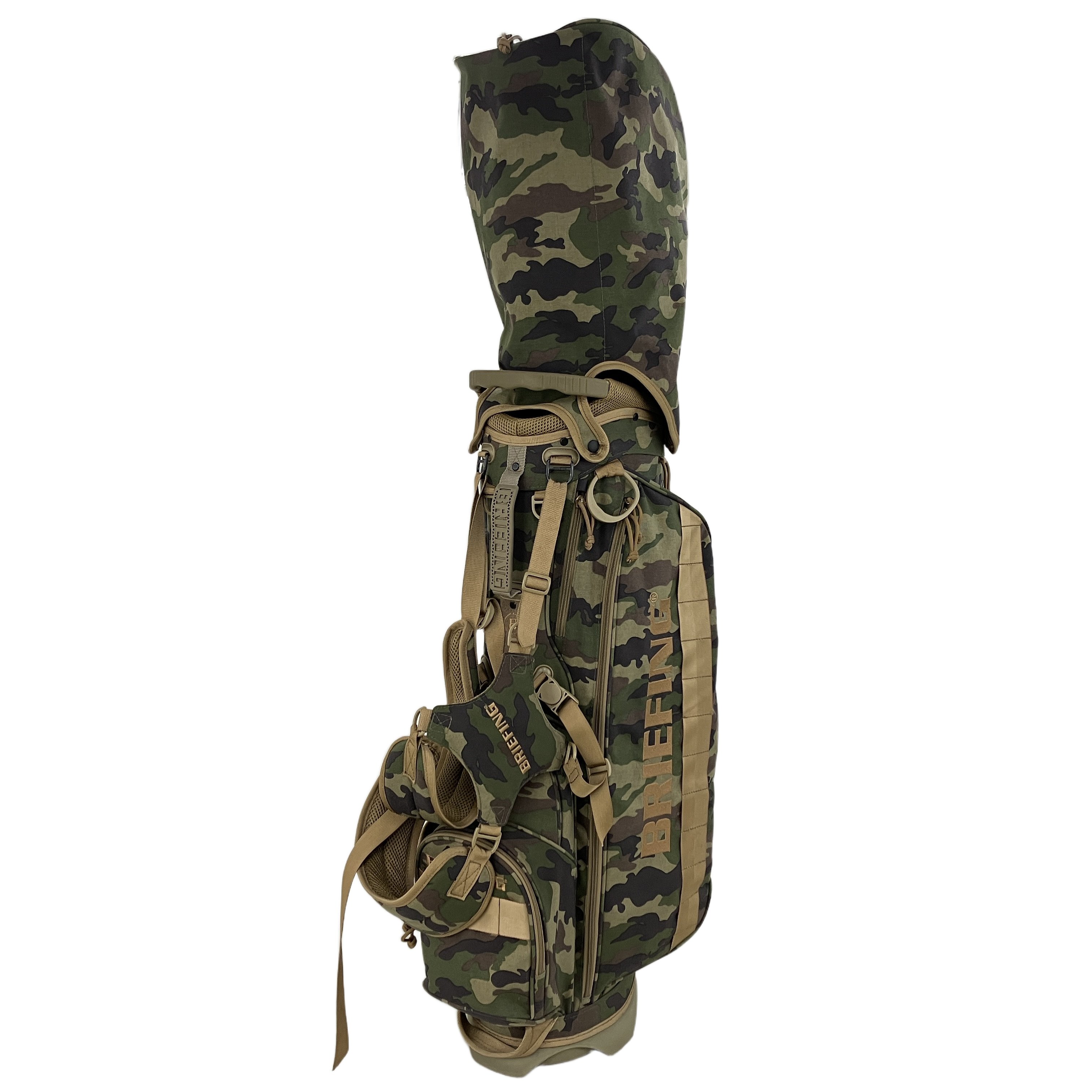 BRIEFING CR-4 #02 COYOTE キャディーバック カモフラ ブリーフィング ゴルフ 中古