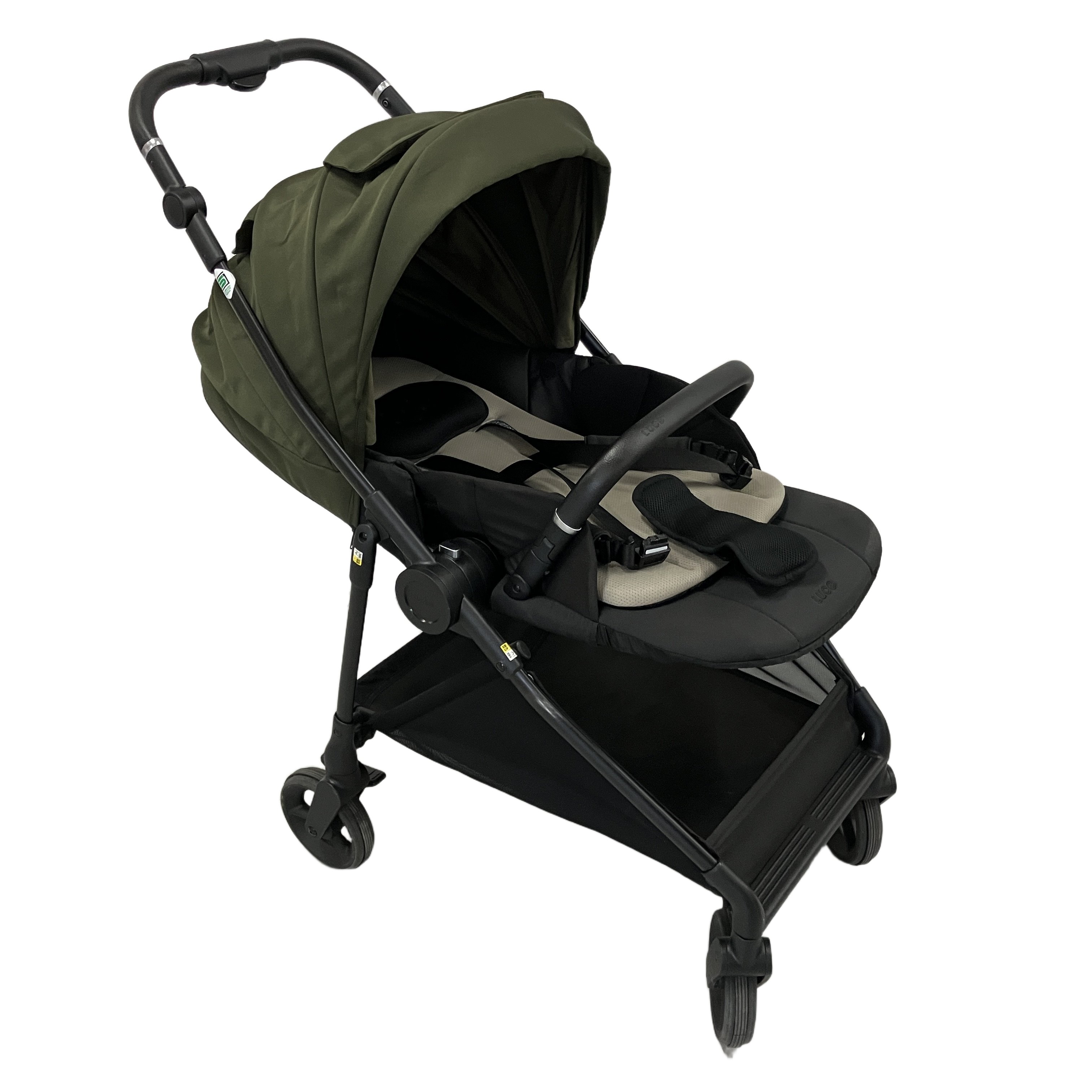 Aprica 2208923 ルーチェフリーAB A型 ブラック ベビーカー 中古
