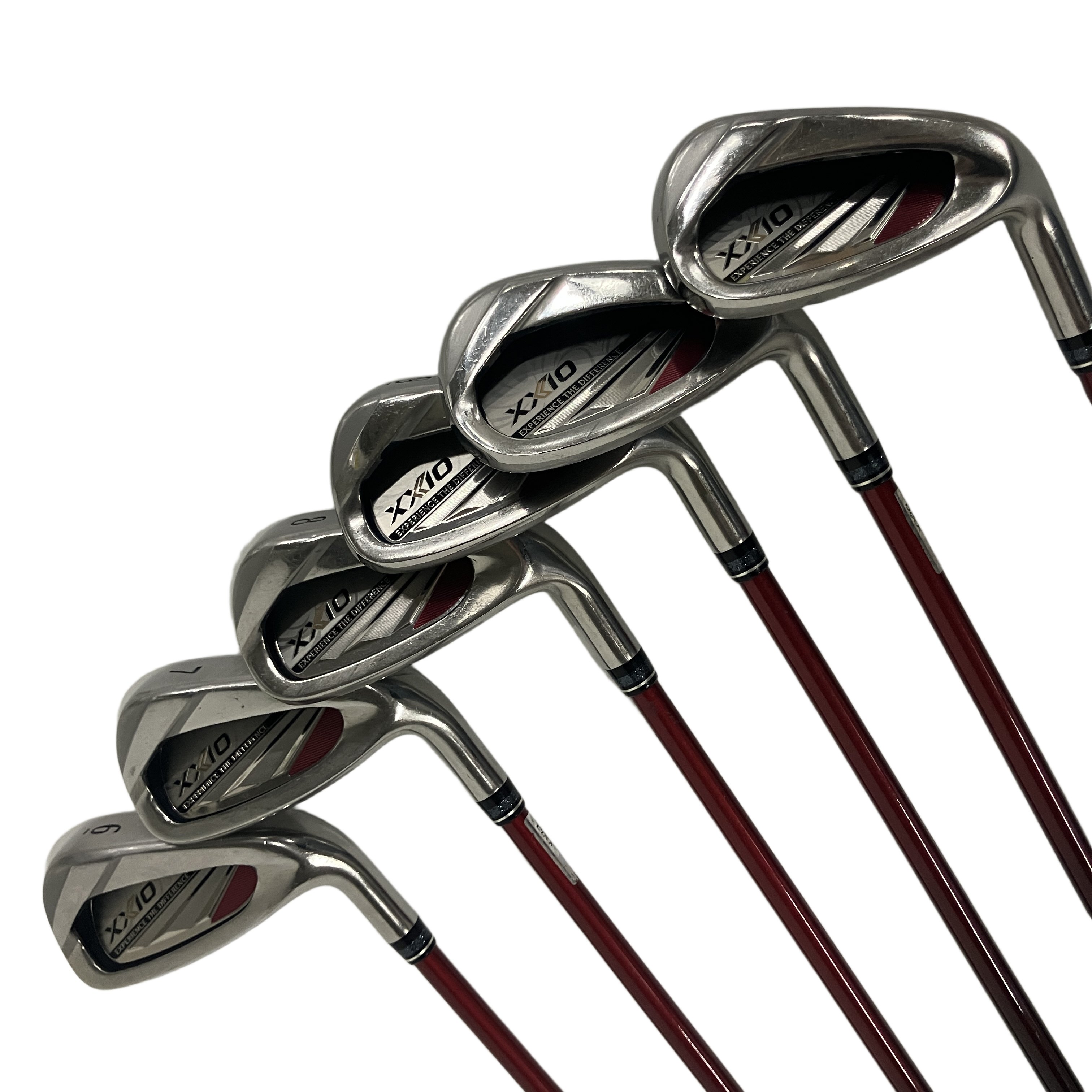 DUNLOP XXIO レッド アイアン6本セット 2020年 6-9.P.A シャフト MP1100 フレックスSR ゴルフクラブ 中古