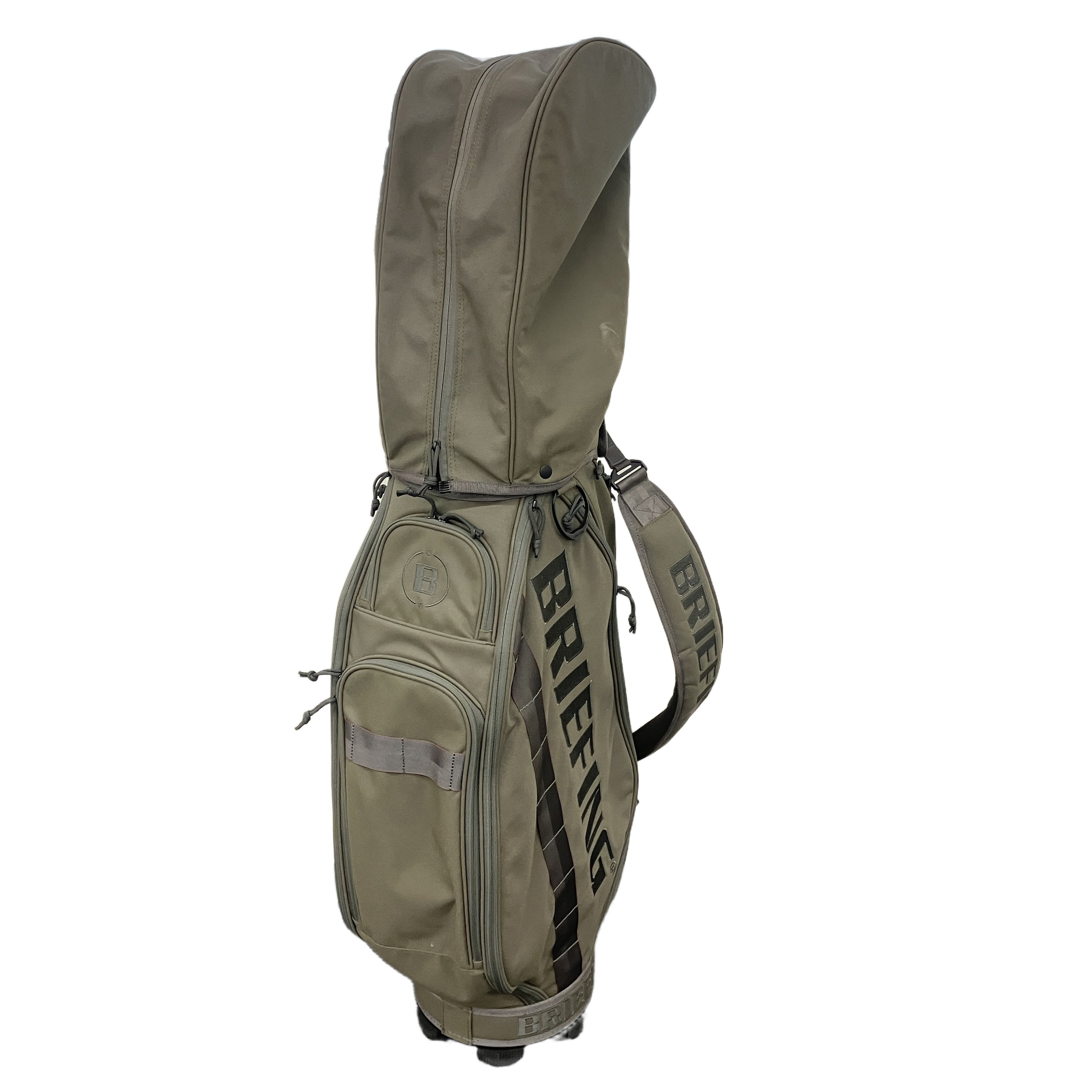 BRIEFING ブリーフィング CR-5 #03 キャディバッグ 9.5型 4分割 ゴルフ 中古